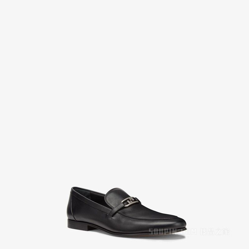 Fendi o1s1wg111225 Fendi O'Lock Loafers in Black Size US 9 / EU 42 - 2 Thumbnail