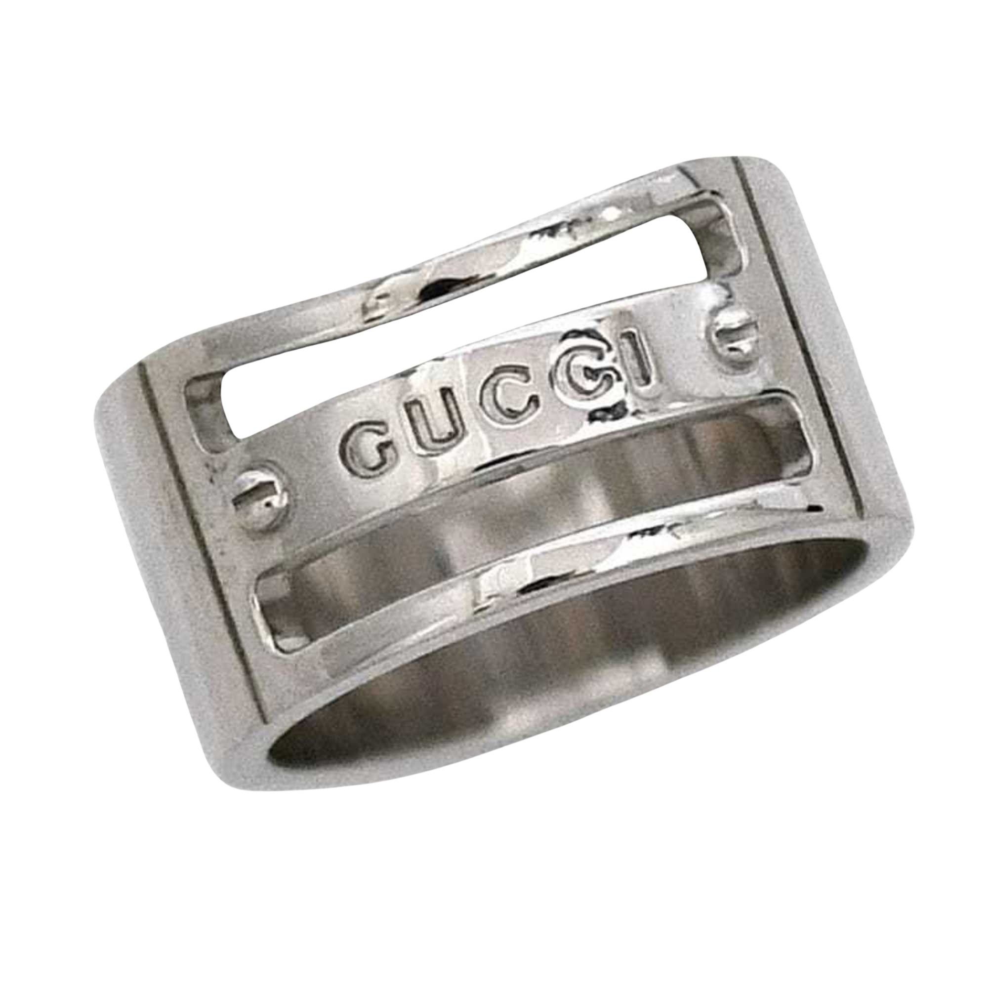 Gucci Gucci Logo ring Size ONE SIZE - 1 Thumbnail