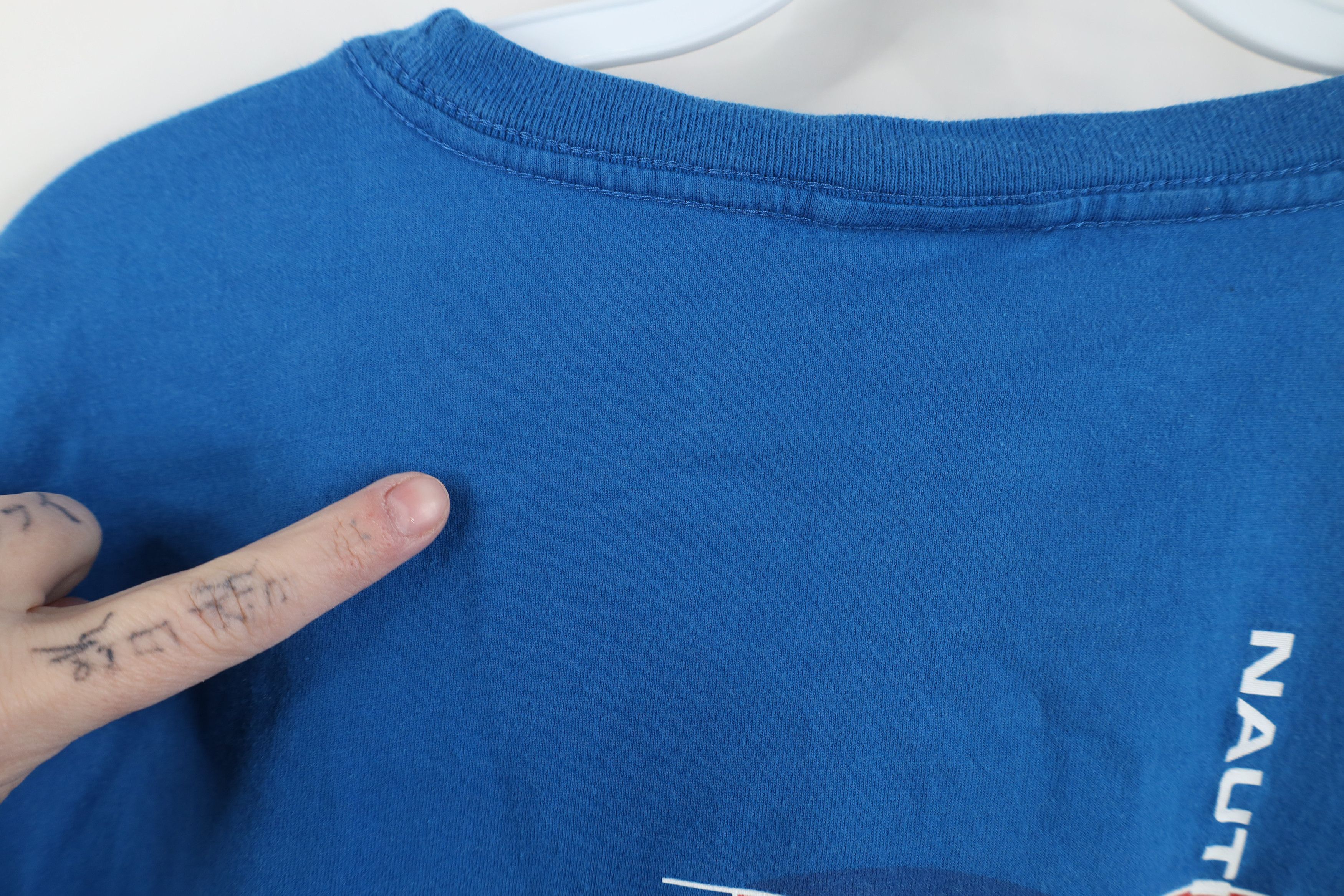 Nautica Vintage 90s Nautica Competition Spell Long Sleeve T-Shirt Size US XL / EU 56 / 4 - 11 Thumbnail