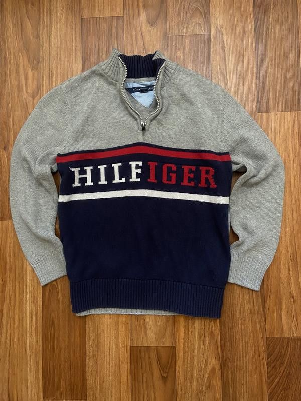 Tommy Hilfiger Vintage 1/4 zip Sweater Tommy Hilfiger W Size M / US 6-8 / IT 42-44 - 1 Thumbnail