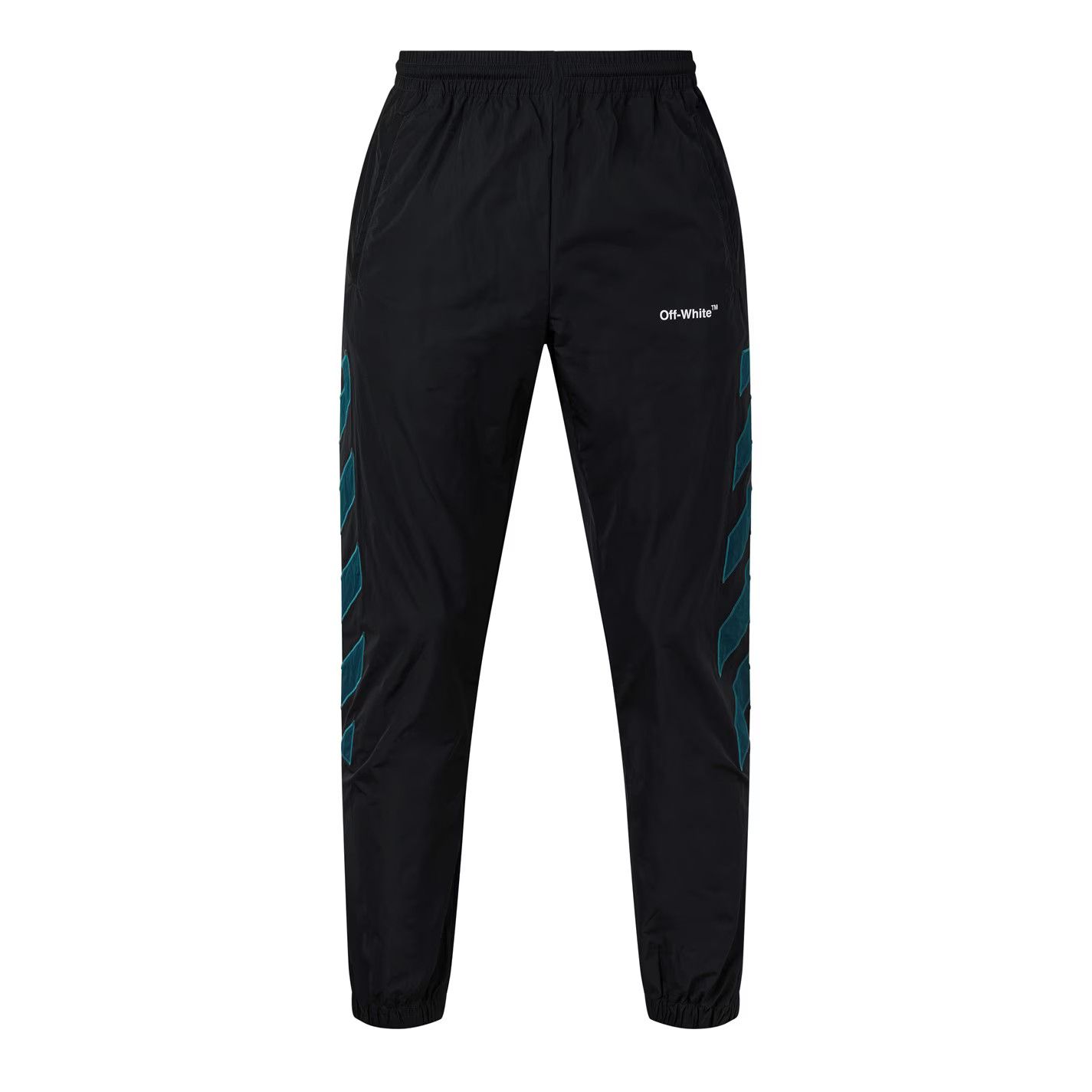 Off-White o1g2r1mq0226 Logo Jogging Trousers In Black Size US 28 / EU 44 - 1 Thumbnail