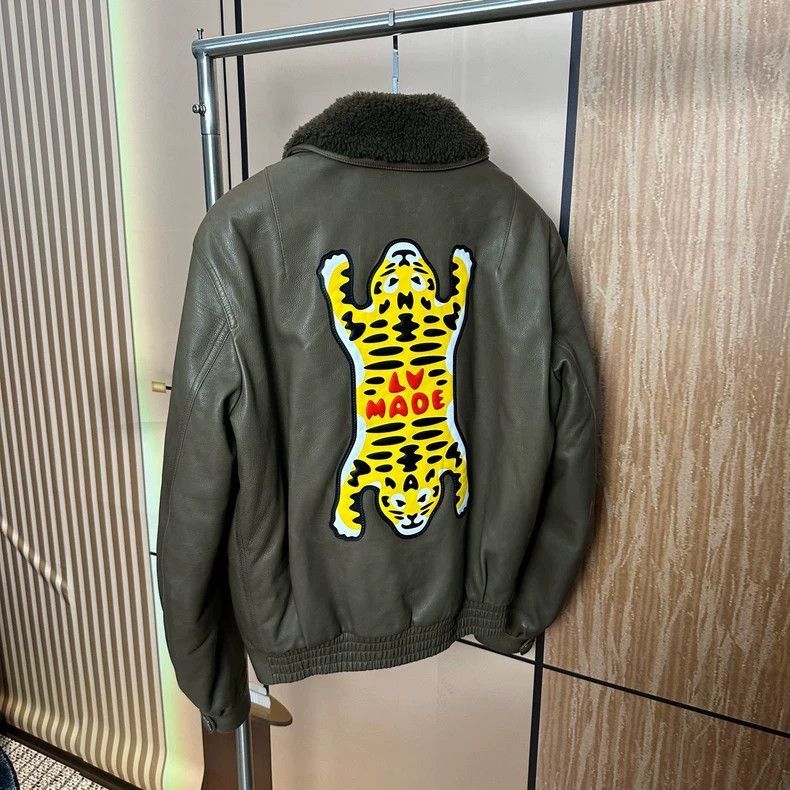 Louis Vuitton Louis Vuitton Nigo Tiger Collar Leather Jacket -2505 Size US L / EU 52-54 / 3 - 2 Thumbnail