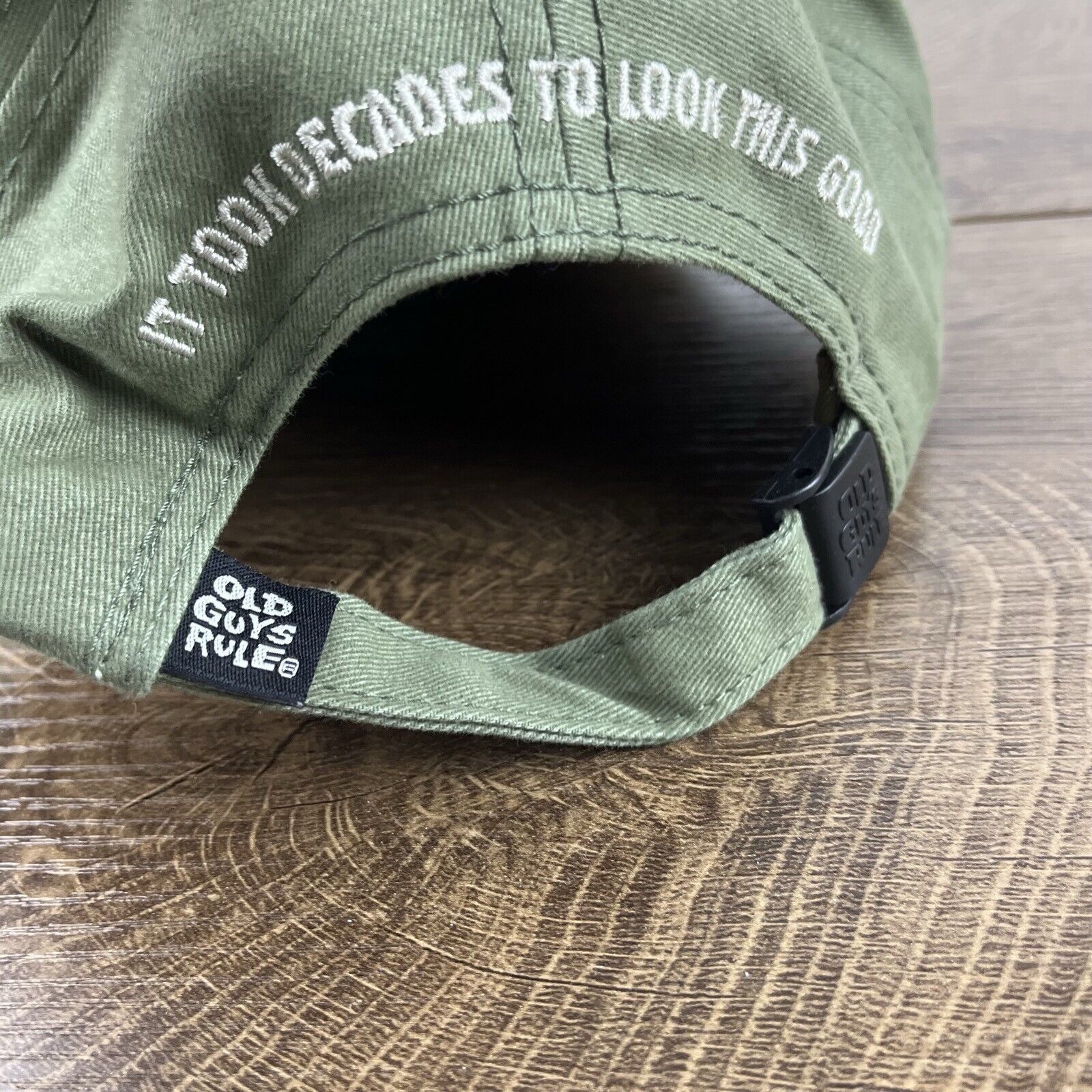 Other Old Guys Rule Hat Old Guys Hat Green Hat Adjustable Hat Gree Size ONE SIZE - 13 Thumbnail