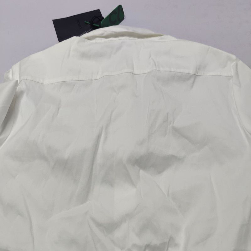 Prada White Classic Collar ButtonUp Shirt-2506