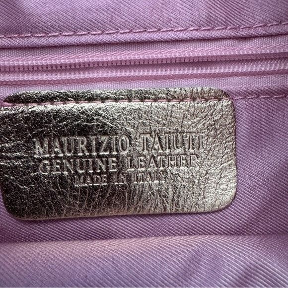 Other Maurizio Taiuti Tan Suede Small Tote with Gold Leather Strap Size ONE SIZE - 4 Thumbnail
