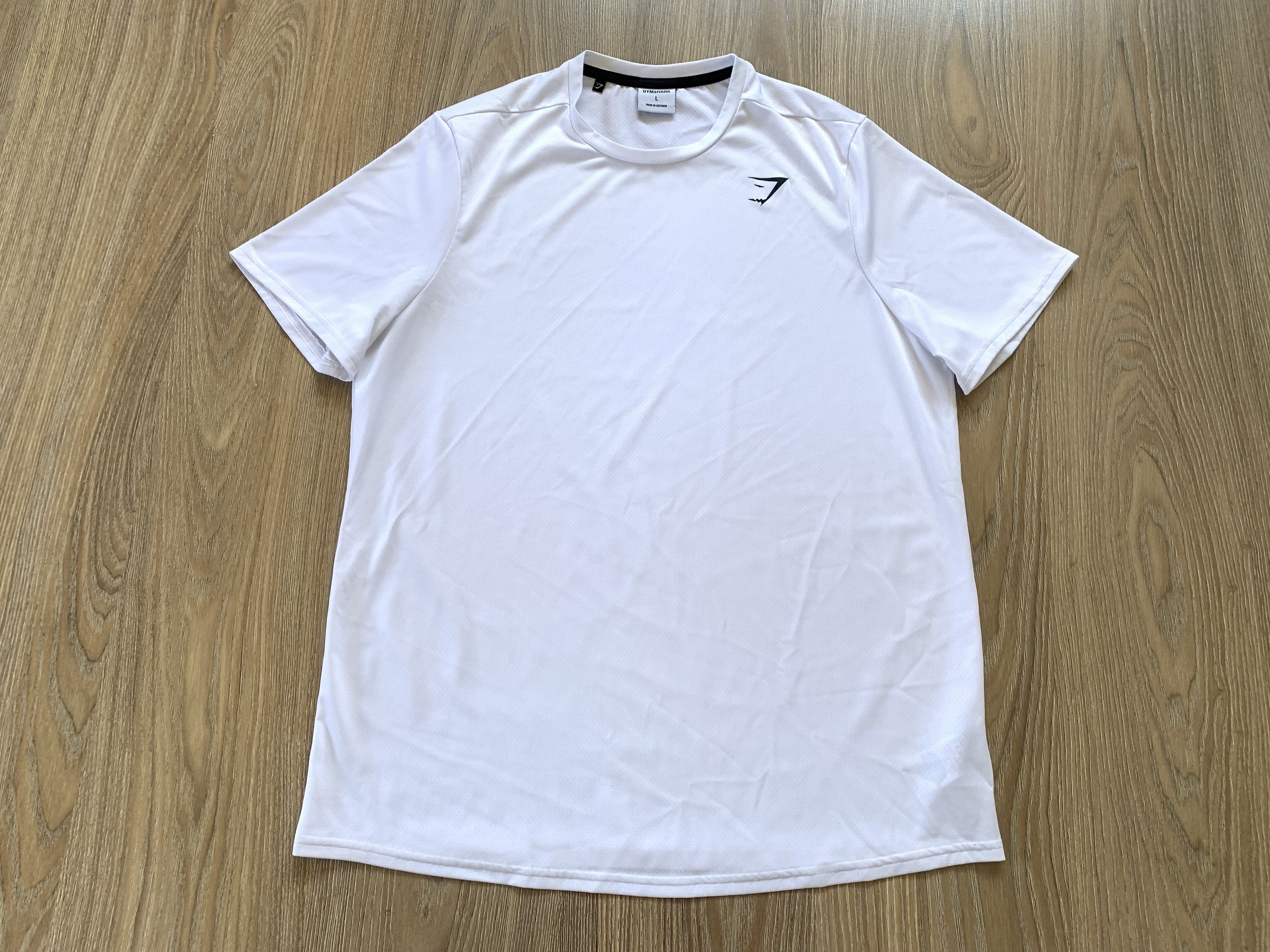 Gymshark Gymshark White Training T Shirt Size US L / EU 52-54 / 3 - 2 Thumbnail