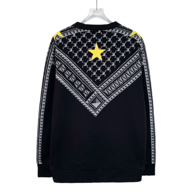 Givenchy Givenchy Black Geometric Pattern Print Cotton T-Shirt Size US S / EU 44-46 / 1 - 2 Thumbnail