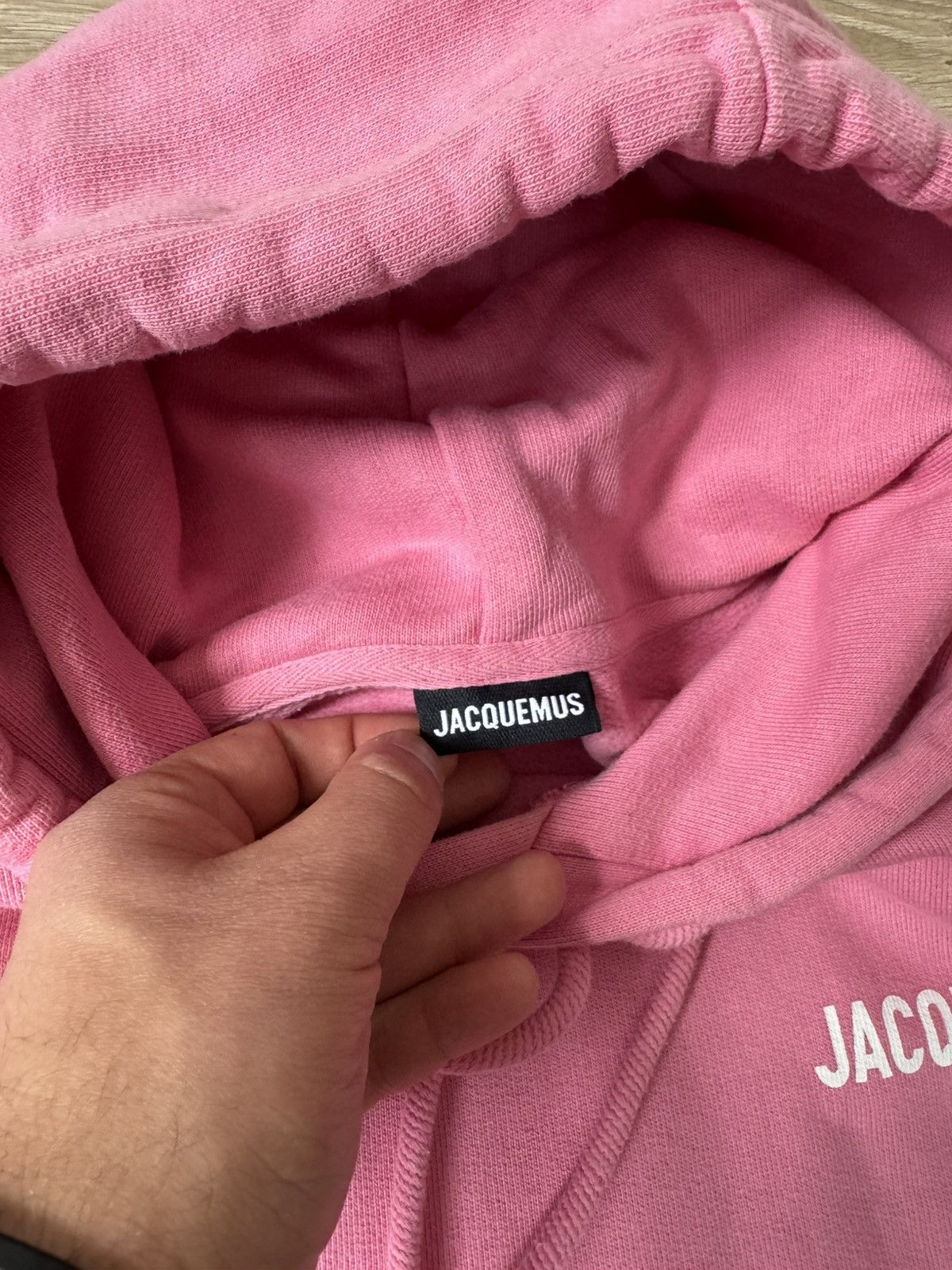 Jacquemus Jacquemus Pink Logo Hoodie Size M / US 6-8 / IT 42-44 - 5 Thumbnail