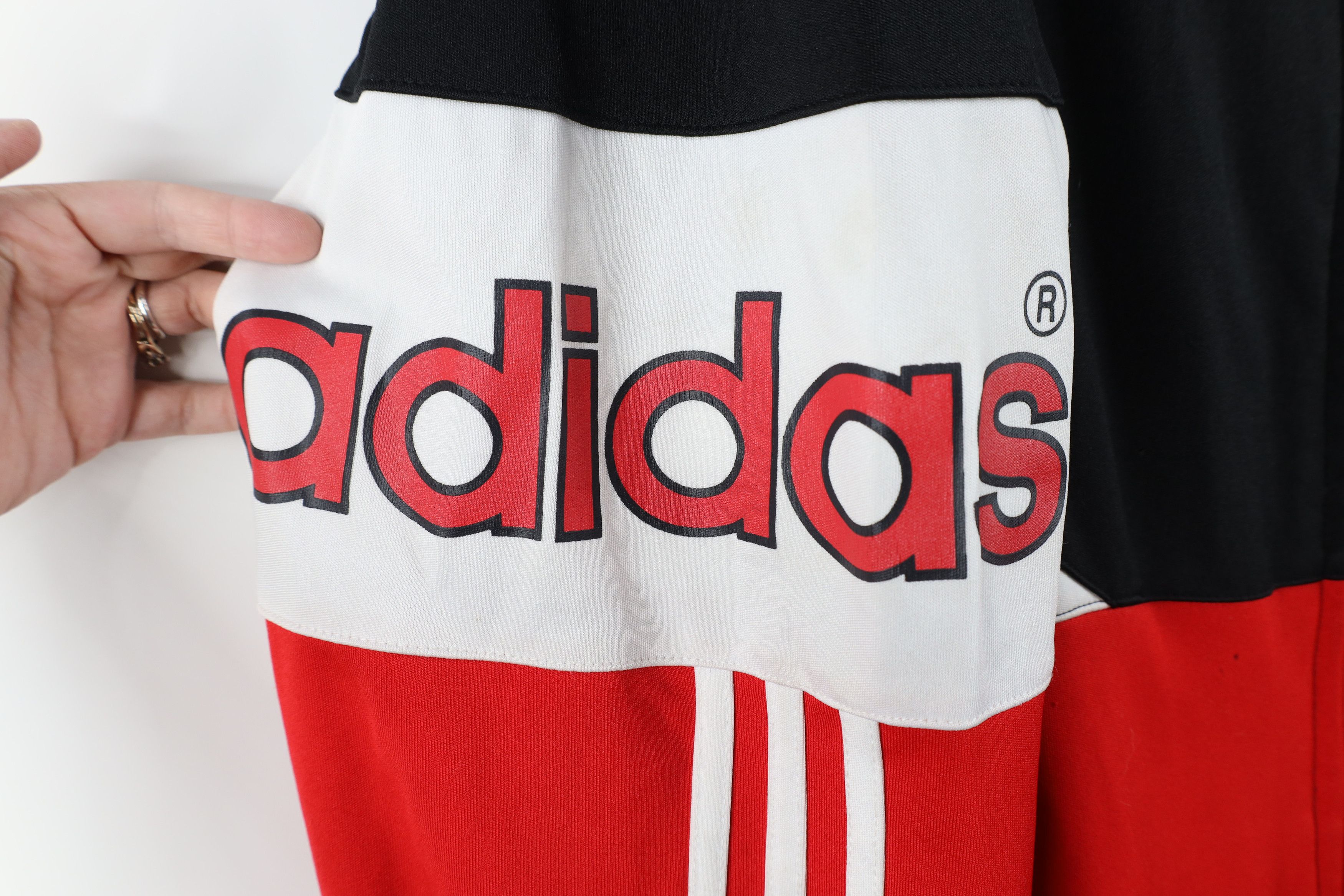 Adidas × Vintage Retro Adidas Chicago Bulls Basketball Warm Up Track Jacket Size US XL / EU 56 / 4 - 10 Thumbnail