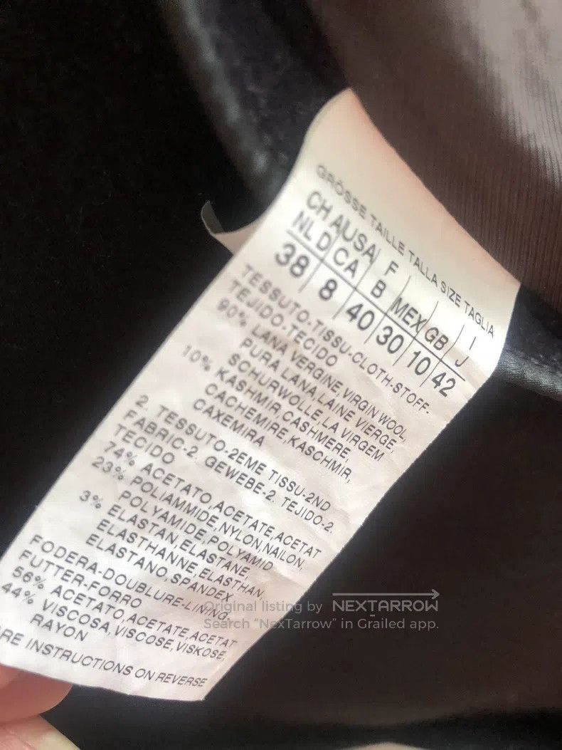 Max Mara Max Mara Wool and Cashmere Coat, Deep Blue Size S / US 4 / IT 40 - 7 Thumbnail