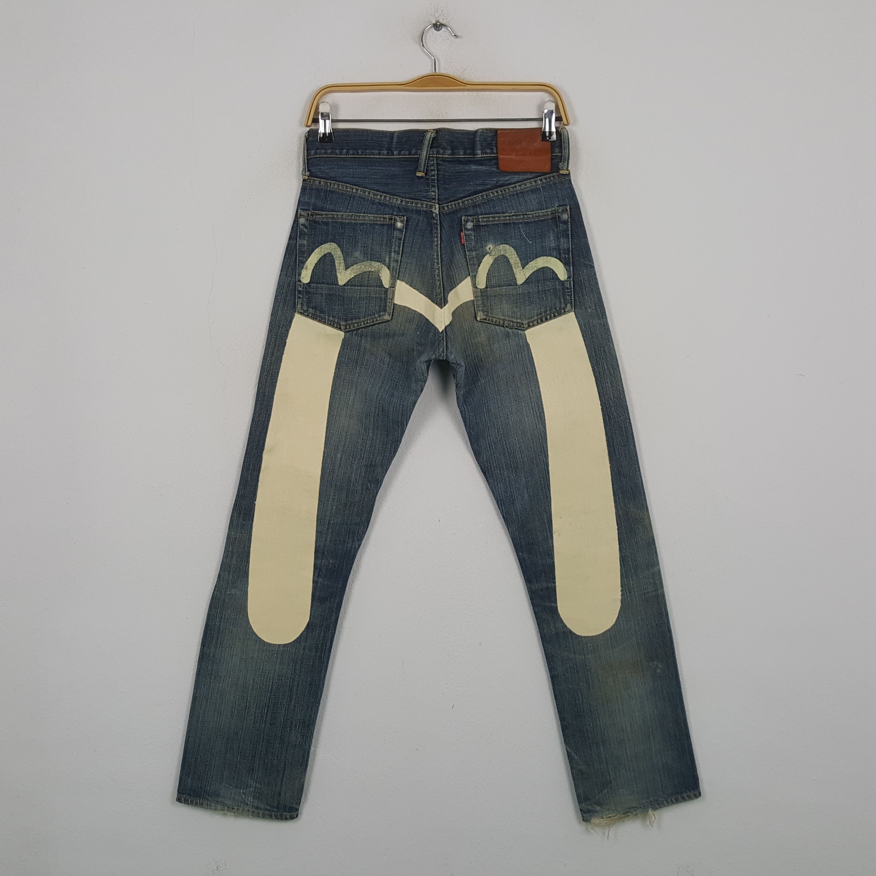 Evisu Vintage Evisu Japanese Brand Daicock Custom Style Jeans RR14 Size US 29 - 1 Thumbnail