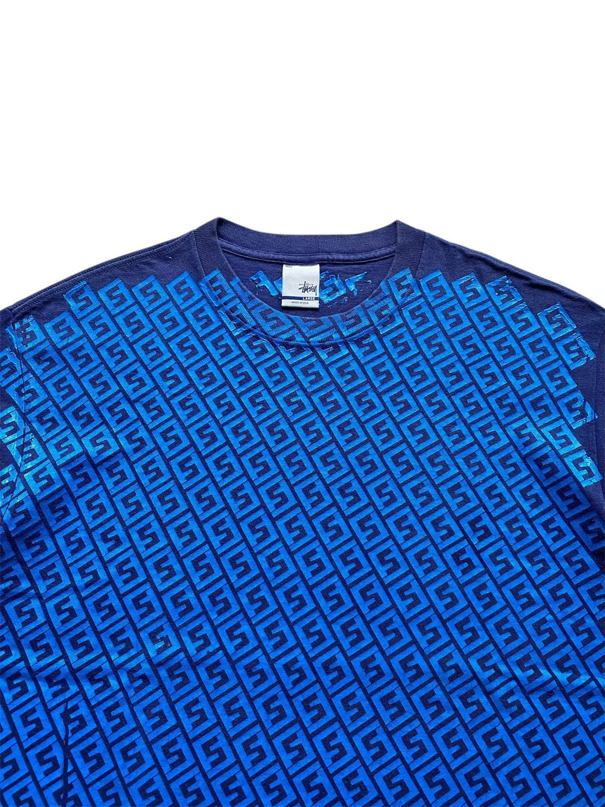 Stussy × Vintage Vintage Stussy rip off fendi T-shirt Size US L / EU 52-54 / 3 - 2 Thumbnail
