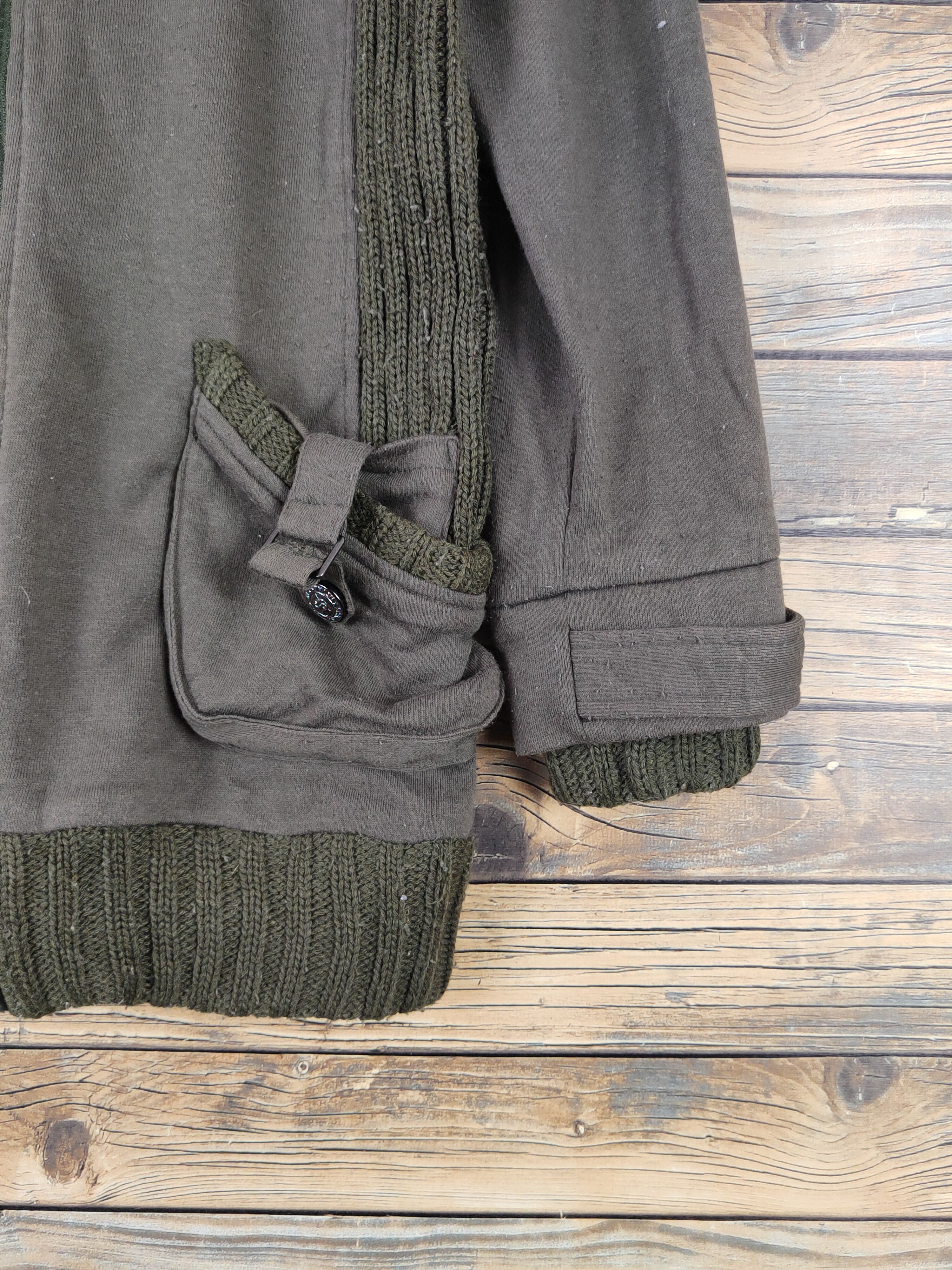 Japanese Brand Spinash Olive Hoodie Sweaters #W2017 Size M / US 6-8 / IT 42-44 - 6 Thumbnail