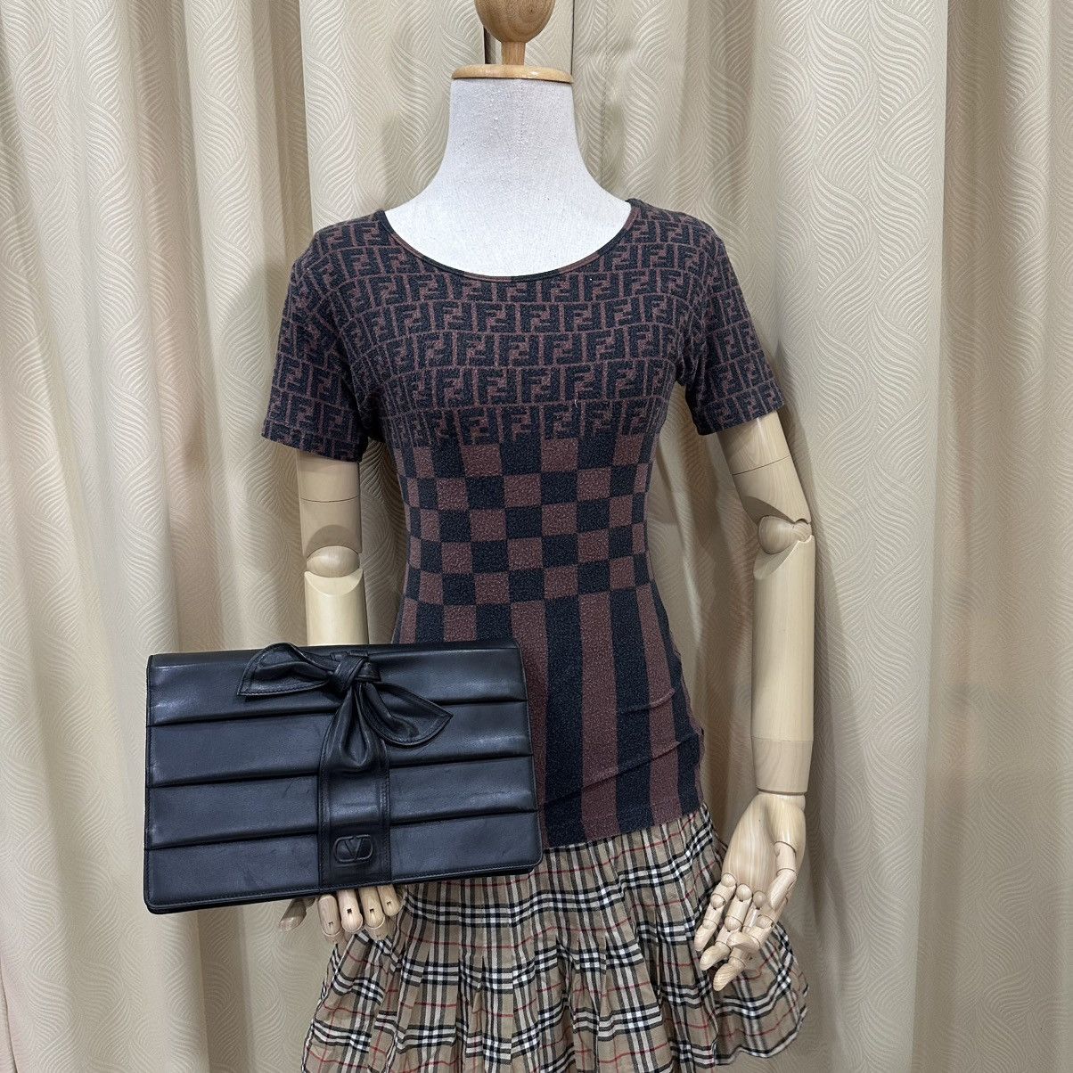 Valentino ‼️LASTDROP‼️ VALENTINO GARAVANI LEATHER SHOULDER & CLUTCH BAG Size ONE SIZE - 2 Thumbnail