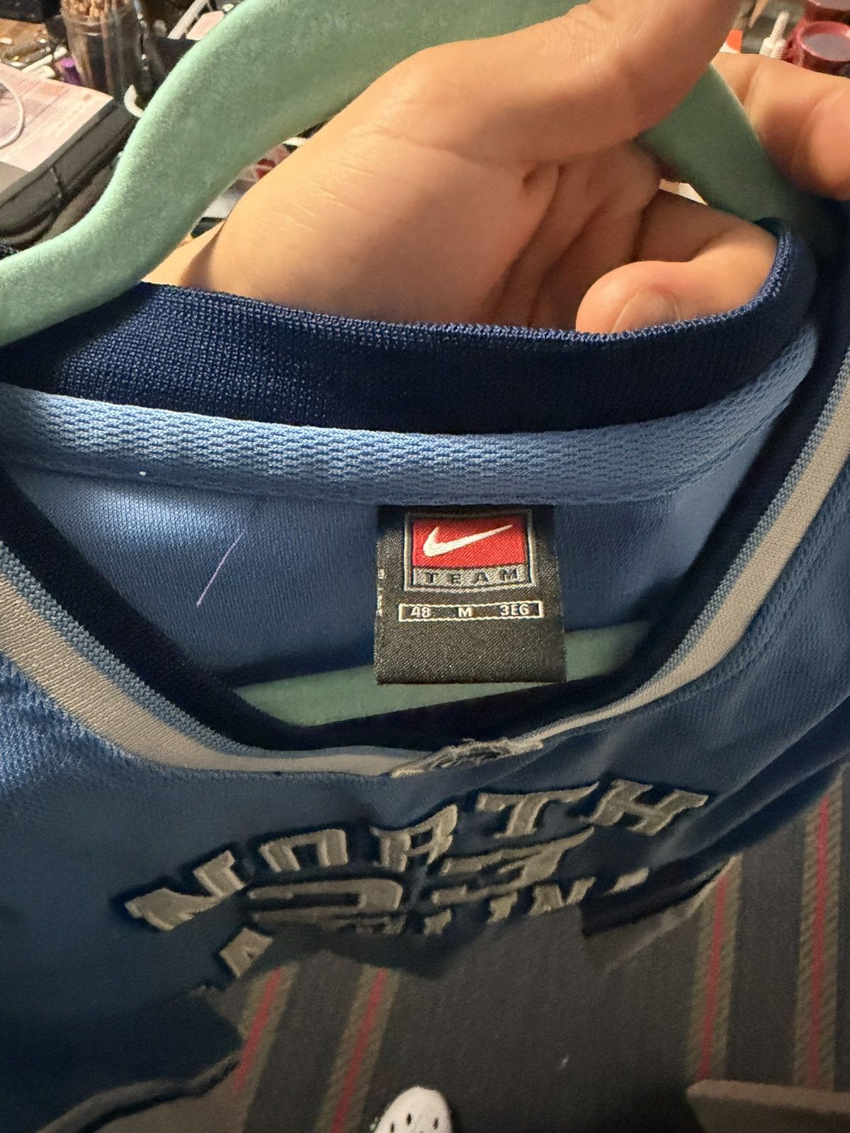 Nike Nike UNC Michael Jordan Jersey Size US L / EU 52-54 / 3 - 6 Thumbnail