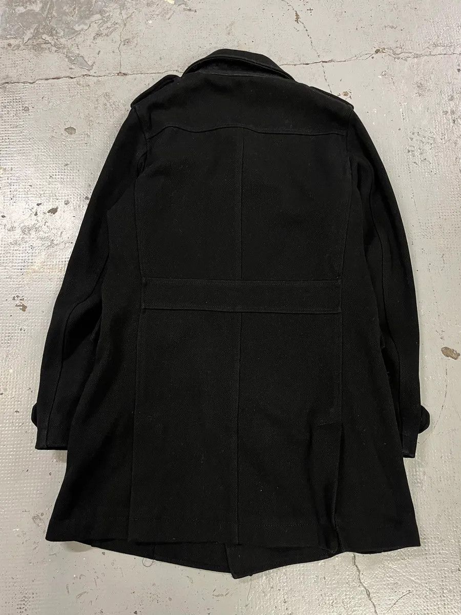 Diesel 2000s Diesel Black Buttuoned Wool Duffle Coat Size US L / EU 52-54 / 3 - 7 Thumbnail