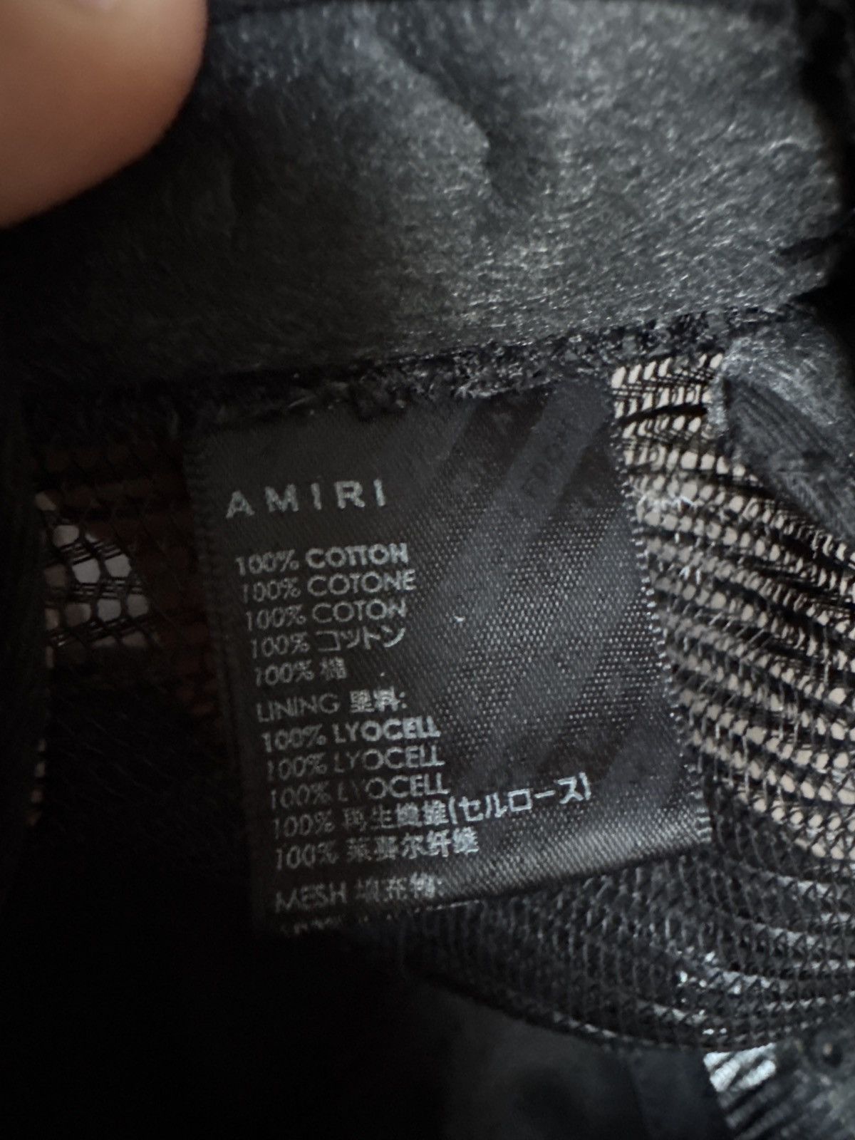 Amiri AMIRI GREEN LOGO HAT Size ONE SIZE - 7 Thumbnail