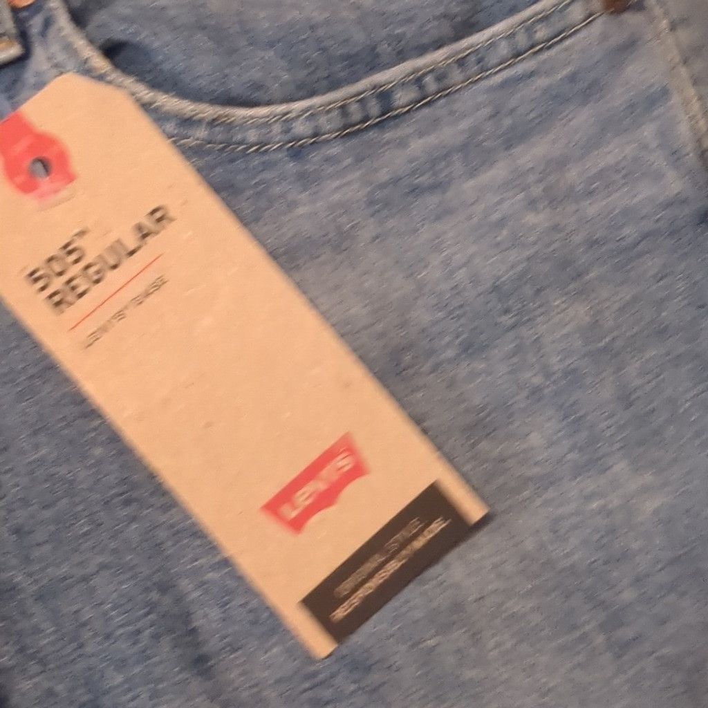 Levi's Levi's 505 regular distressed jeans size 34x34 Size US 34 / EU 50 - 3 Thumbnail
