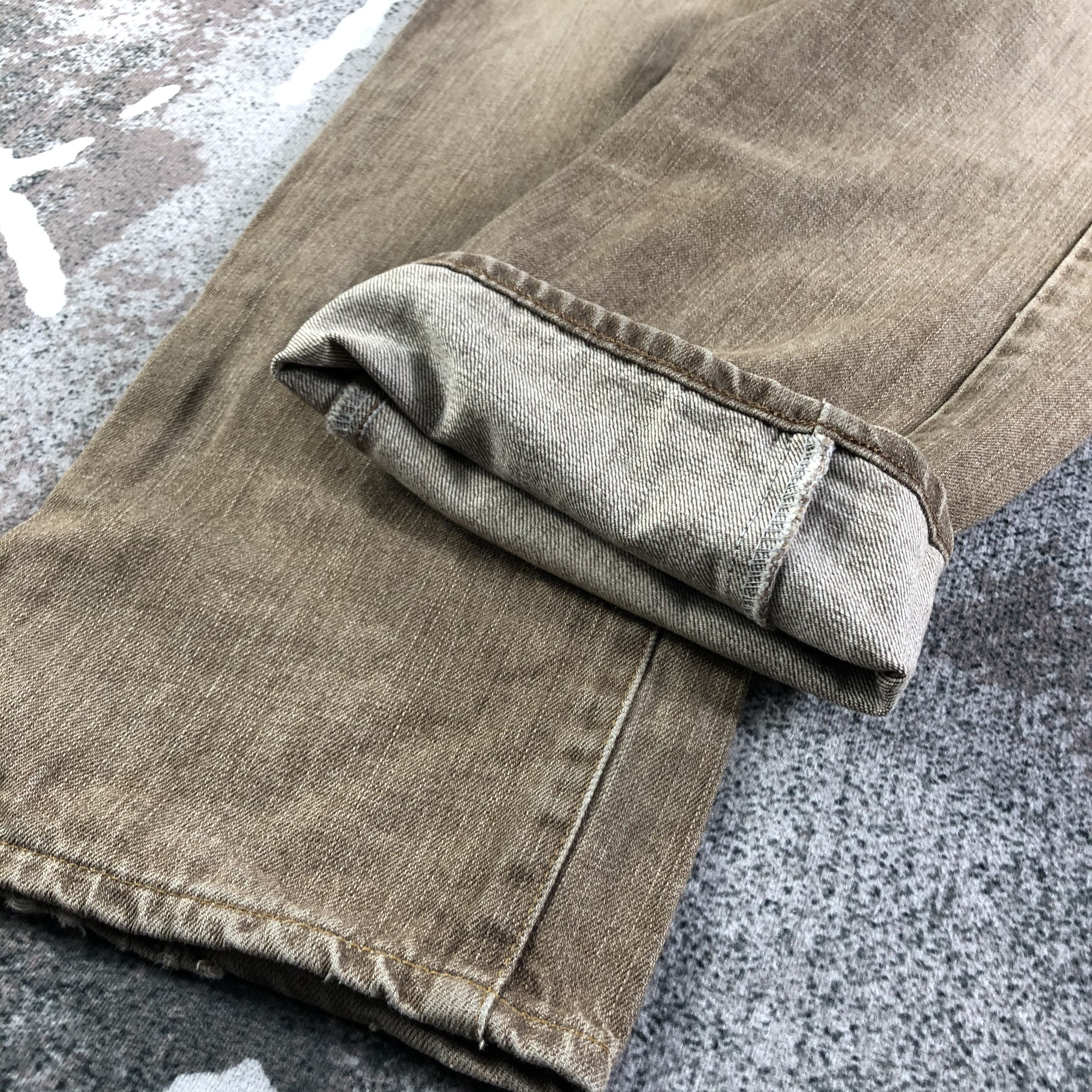 Edwin Vintage Edwin Jeans Faded Brown Denim KJ2456 Size US 32 / EU 48 - 7 Thumbnail