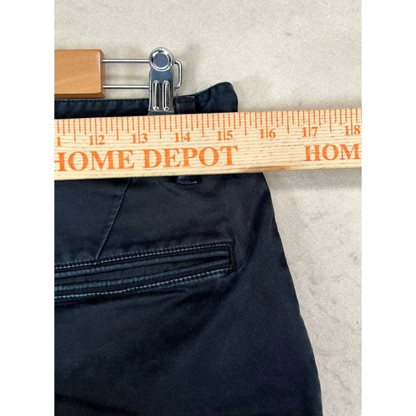 Vuori Vuori Pants Men Chino Straight 30 Black Slim Inseam 29 Comfort Pockets Logo Zip Work Casual Size US 30 / EU 46 - 3 Thumbnail