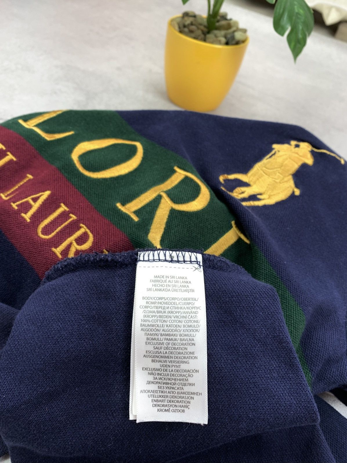 Polo Ralph Lauren Ralph Lauren Polo Big Logo Gold Pony Rare Polo Shirt Size M Size US M / EU 48-50 / 2 - 8 Thumbnail