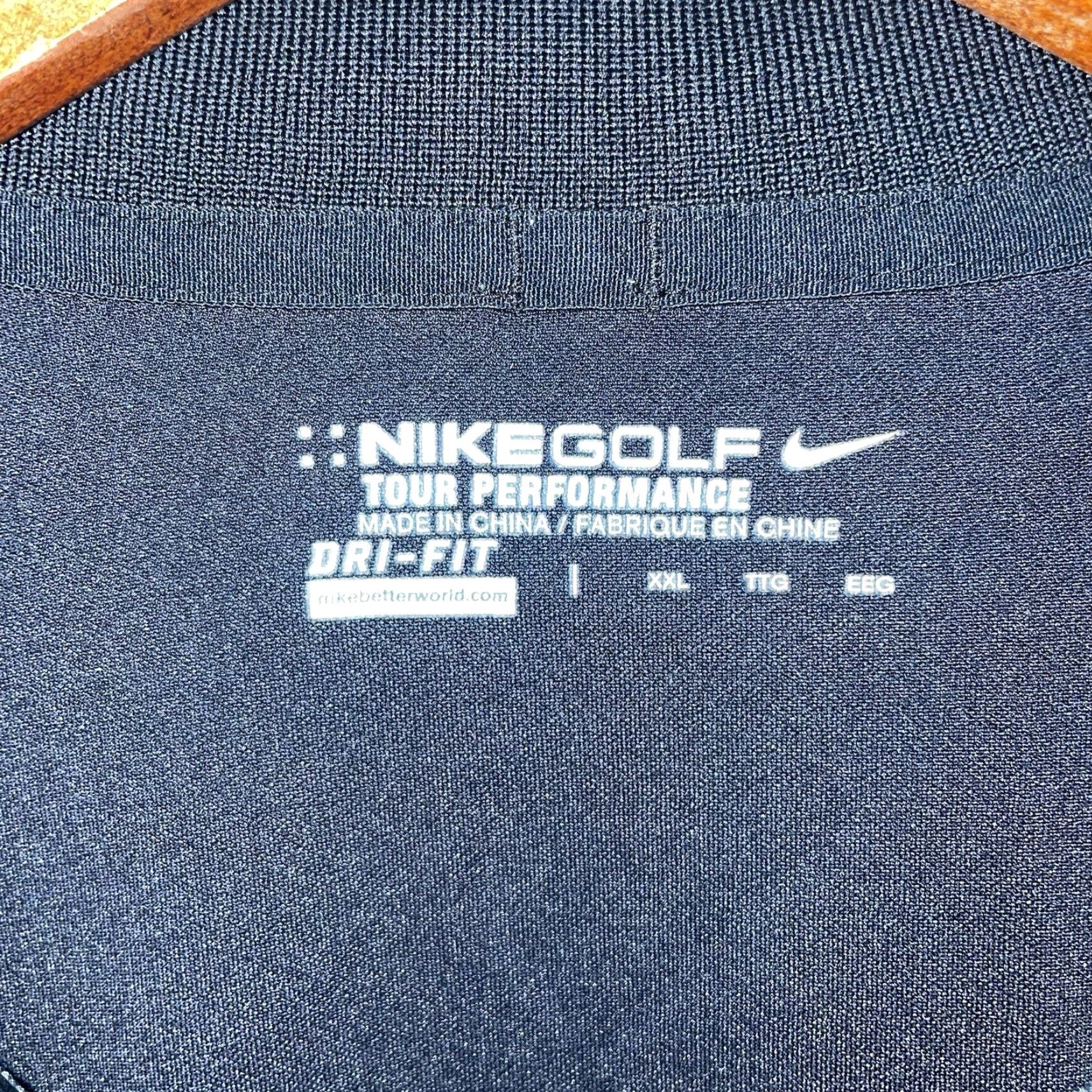 Nike Nike Golf Tour Performance Polo Shirt - Black Dri-FIT Athletic Polo Men 2XL XXL Regular Size Shirt Size US XXL / EU 58 / 5 - 4 Thumbnail