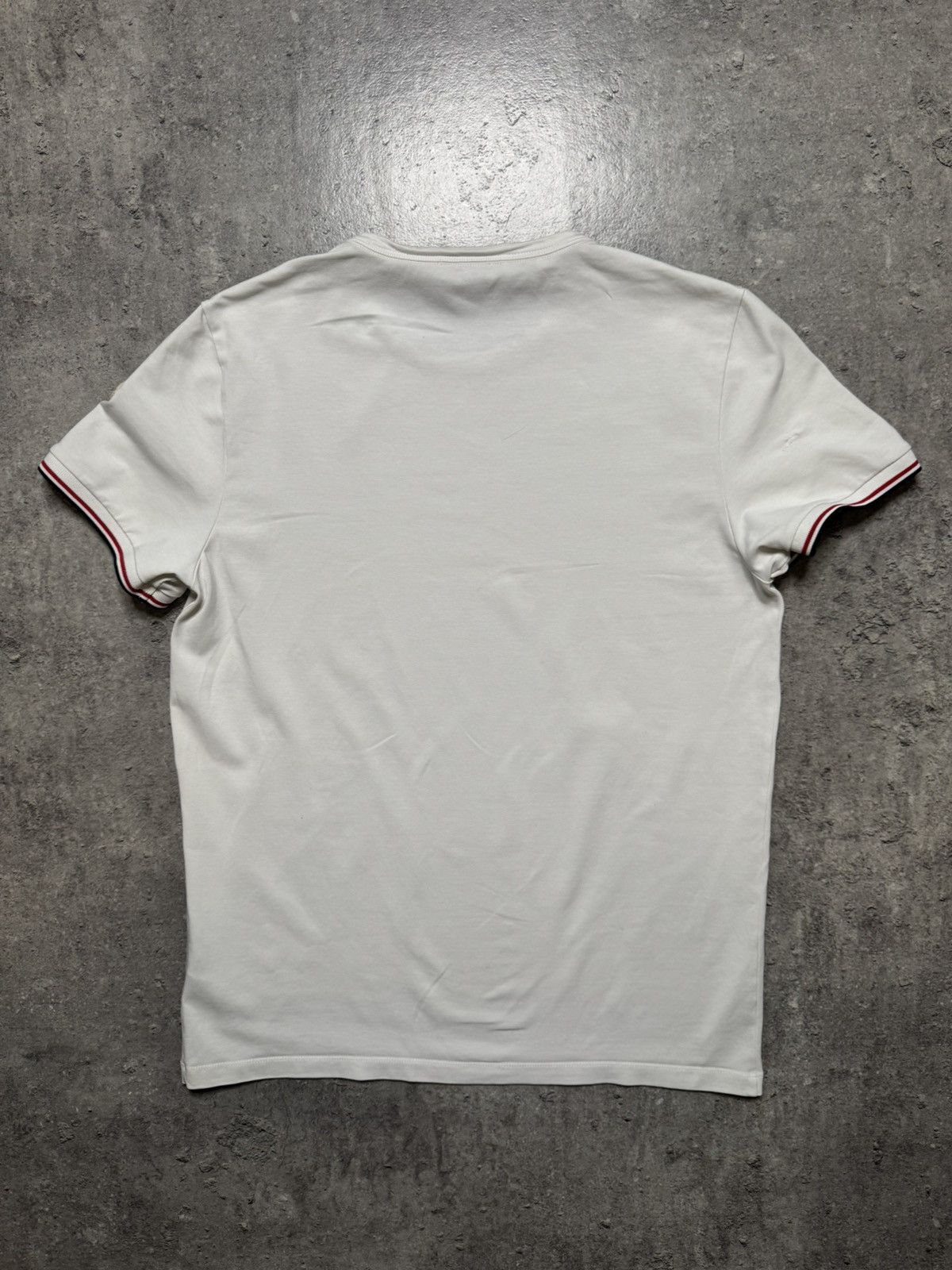 Moncler Moncler Slim Fit Cotton BLK Plain Patch Logo T-shirt Size US L / EU 52-54 / 3 - 2 Thumbnail