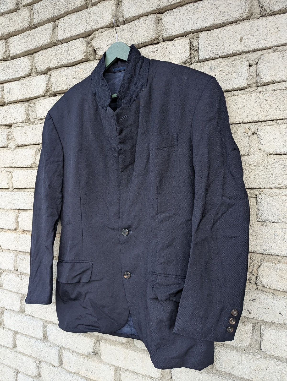 Y's × Yohji Yamamoto Y’s Men Coat Jacket Japan Blue Yohji Yamamoto Size US L / EU 52-54 / 3 - 8 Thumbnail