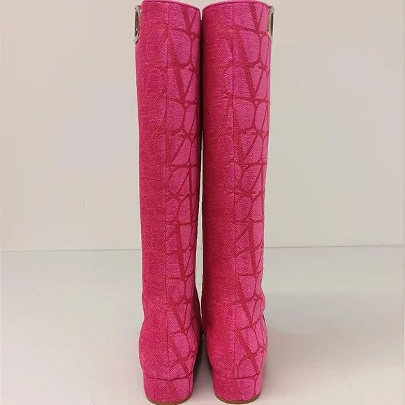 Valentino Valentino Garavani Toile Iconographe VLogo Boots - EU36.5 Size US 6.5 / IT 36.5 - 12 Thumbnail