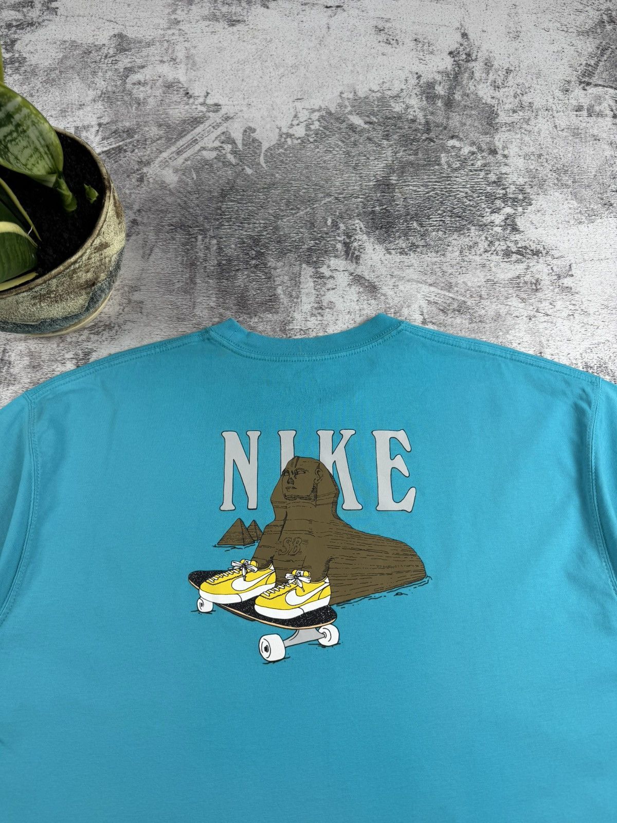 Nike Nike SB Sphinx Rocking Blazers Men’s Large Blue Hip Hop Skate Rap T Shirt Tee Size US L / EU 52-54 / 3 - 7 Thumbnail