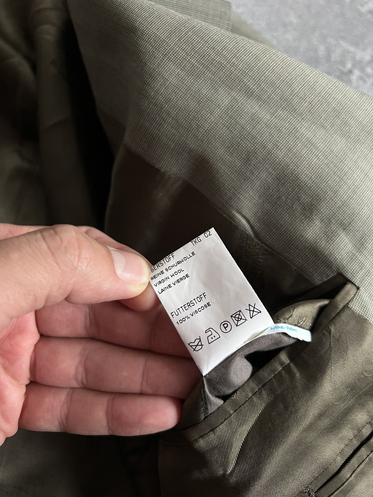Burberry Vintage Burberry London 2 Two Piece Suit EU 52 Blazer Pants Size 52S - 14 Thumbnail