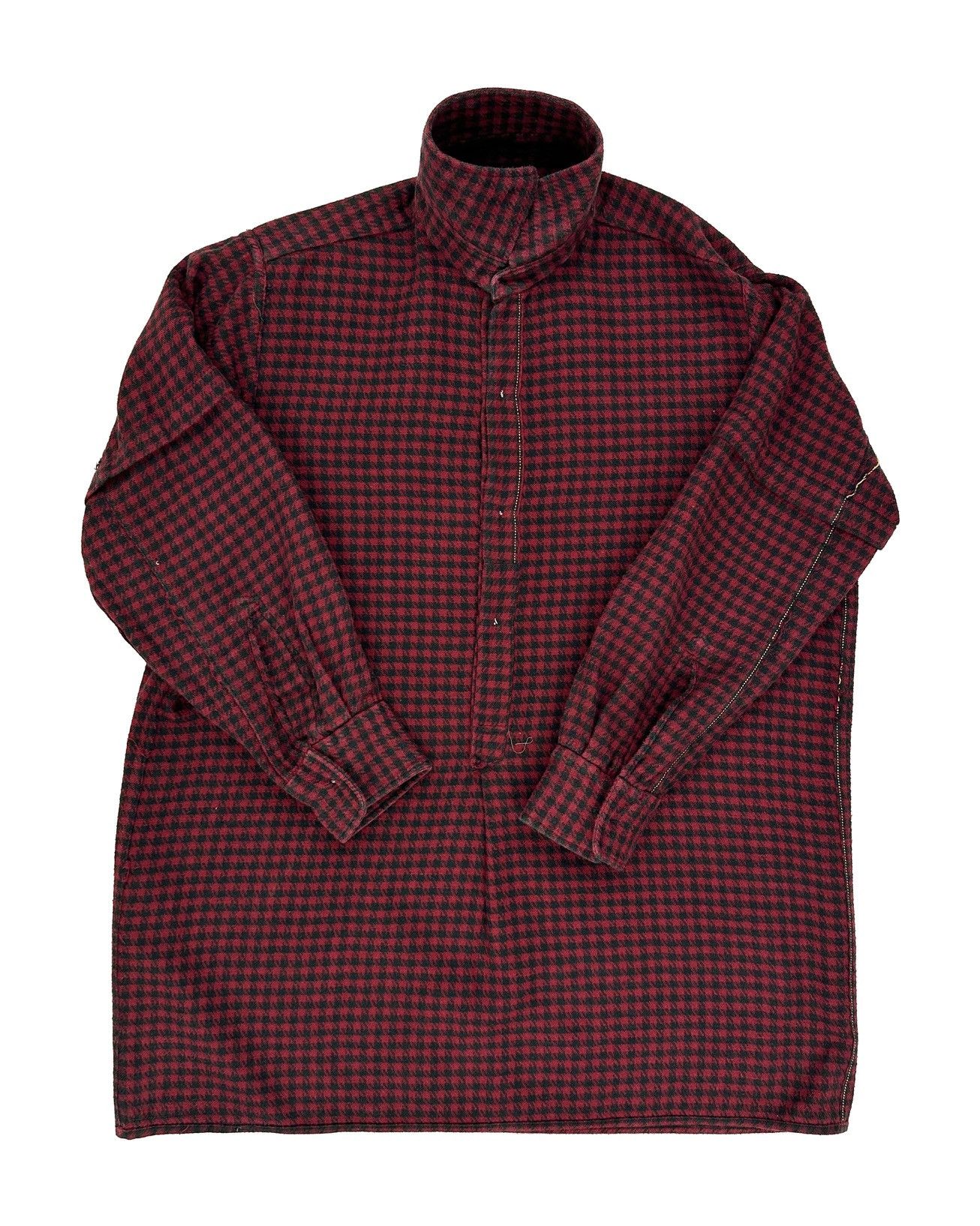 Vintage 50s/60s European Wool Houndstooth Pearl Buttons Pullover Size US M / EU 48-50 / 2 - 7 Thumbnail