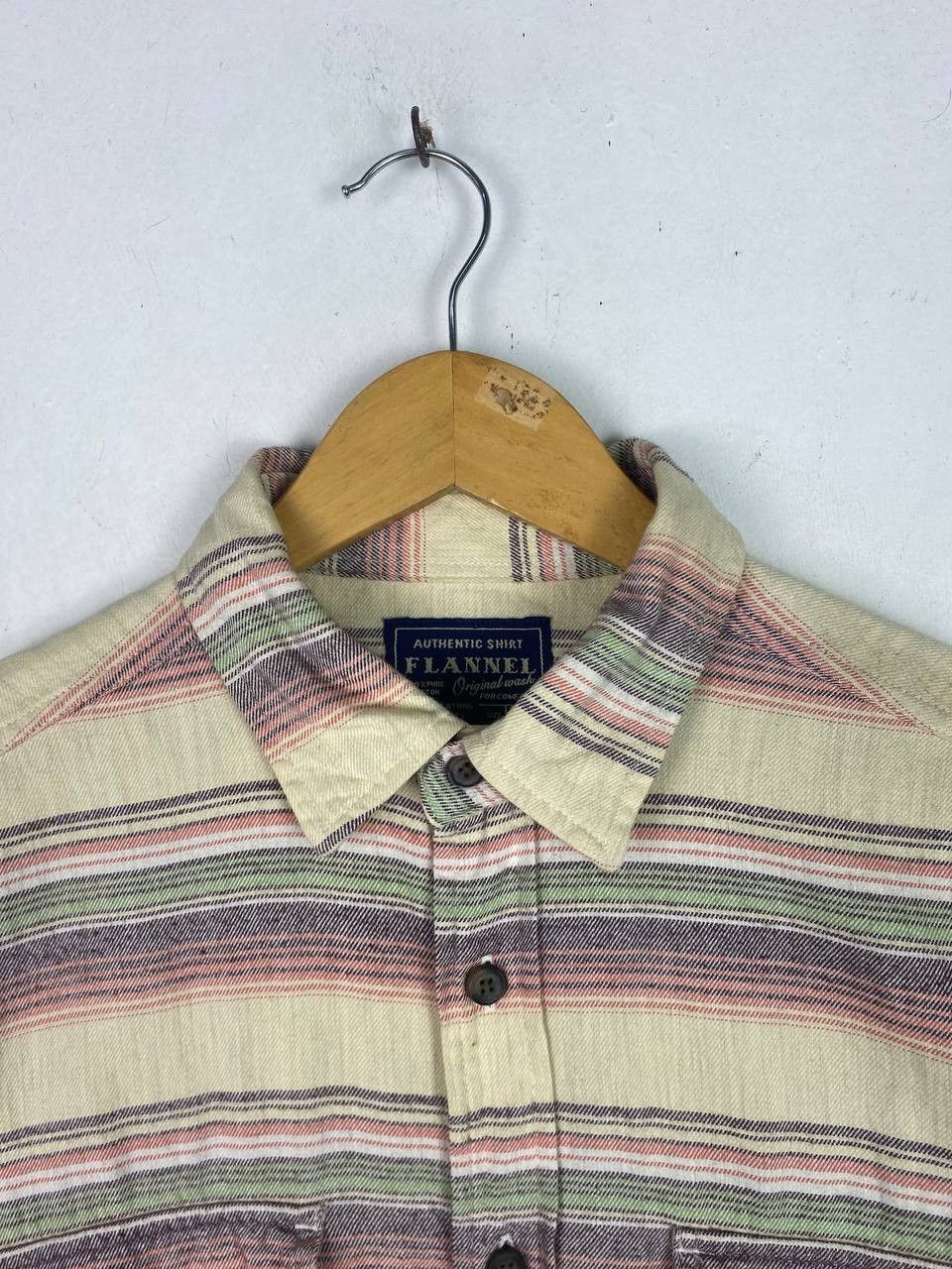 Flannel uniqlo striped flannel shirt nice design Size US L / EU 52-54 / 3 - 2 Thumbnail