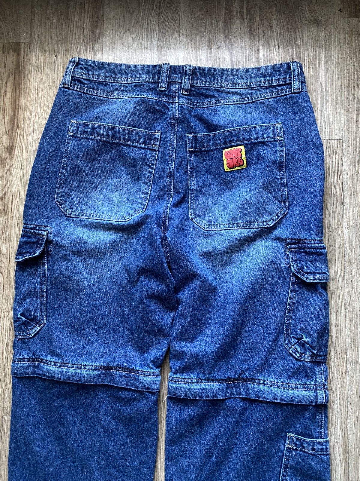 Empyre Empyre Baggy Cargo Skater Denim Jeans Size US 34 / EU 50 - 6 Thumbnail
