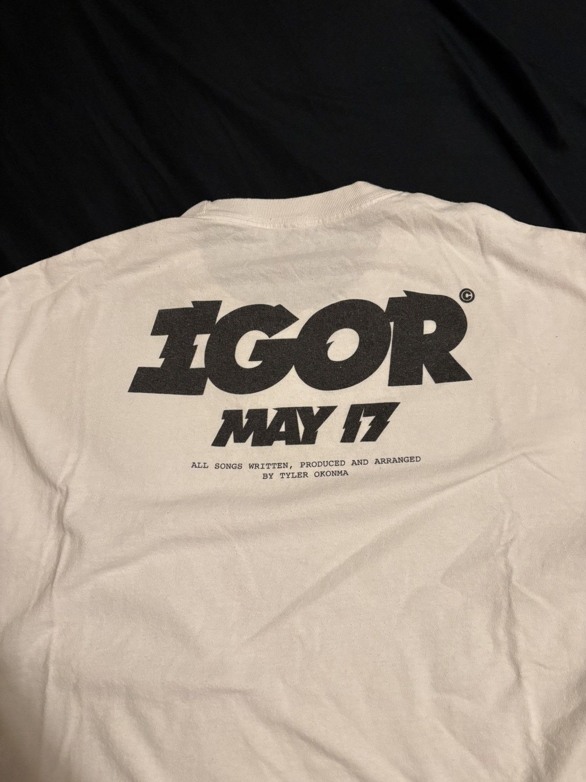 Golf Wang × Tyler The Creator GOLF WANG IGOR 2019 White/Black Promotion Tee Size US XL / EU 56 / 4 - 3 Thumbnail