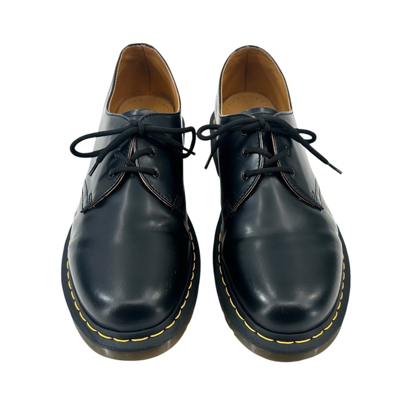 Dr. Martens 1461 Black Smooth Leather Classic Derby Oxford Shoes Size US 11 / EU 44 - 4 Thumbnail