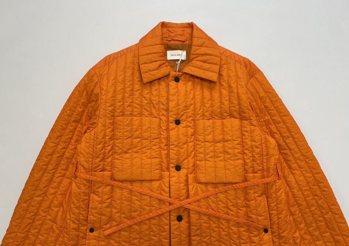 Craig Green S/S 22 Crinkle Orange Nylon Work Jacket Size US M / EU 48-50 / 2 - 3 Thumbnail