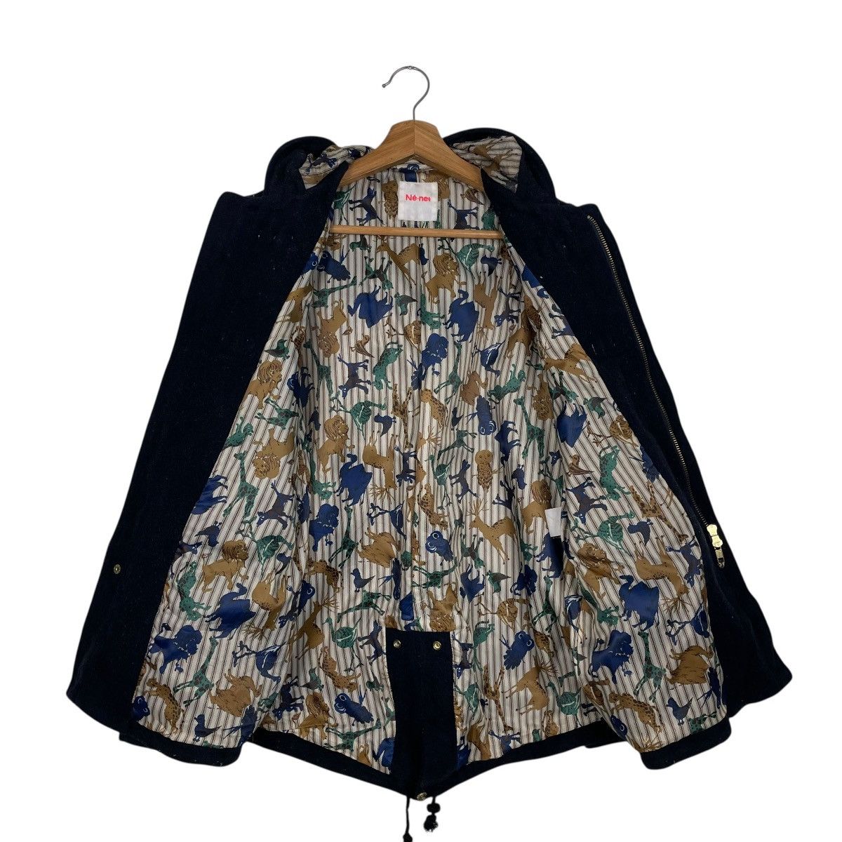 Ne-Net Ne-net Hooded Wool Duffle Jacket Size US S / EU 44-46 / 1 - 12 Thumbnail