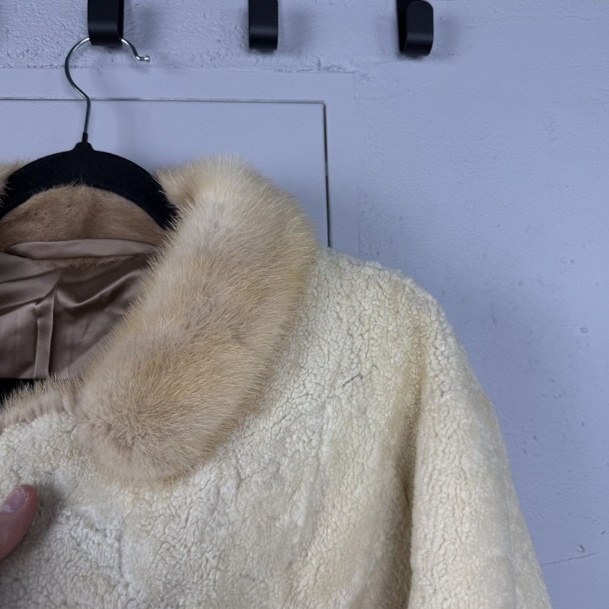 Vintage Vintage Keska Coat Avant Garde Real Fur Faux Size L / US 10 / IT 46 - 6 Thumbnail