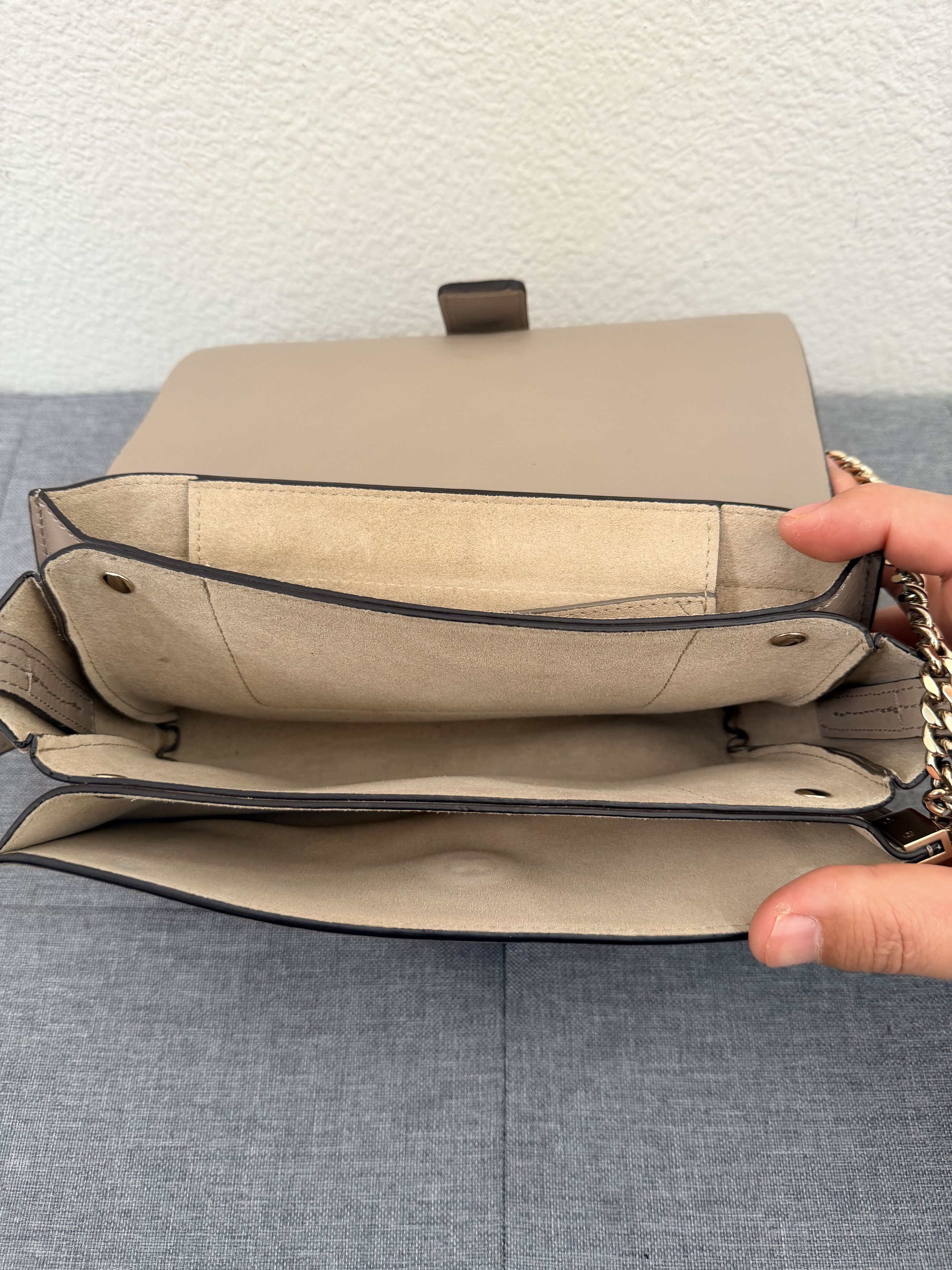 Other Authentic Chloe Faye Beige Suede Leather Bag Size ONE SIZE - 7 Thumbnail