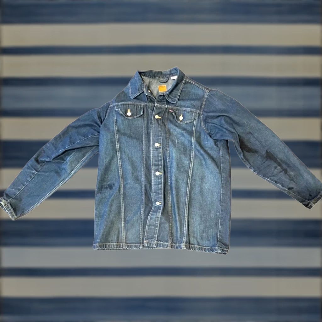 Vintage VINTAGE Levis Lot 53 Unisex Adult Jean Jacket Blue Buttons Distressed Red Tag XL Jacket Mens Size US 36 / EU 52 - 1 Thumbnail