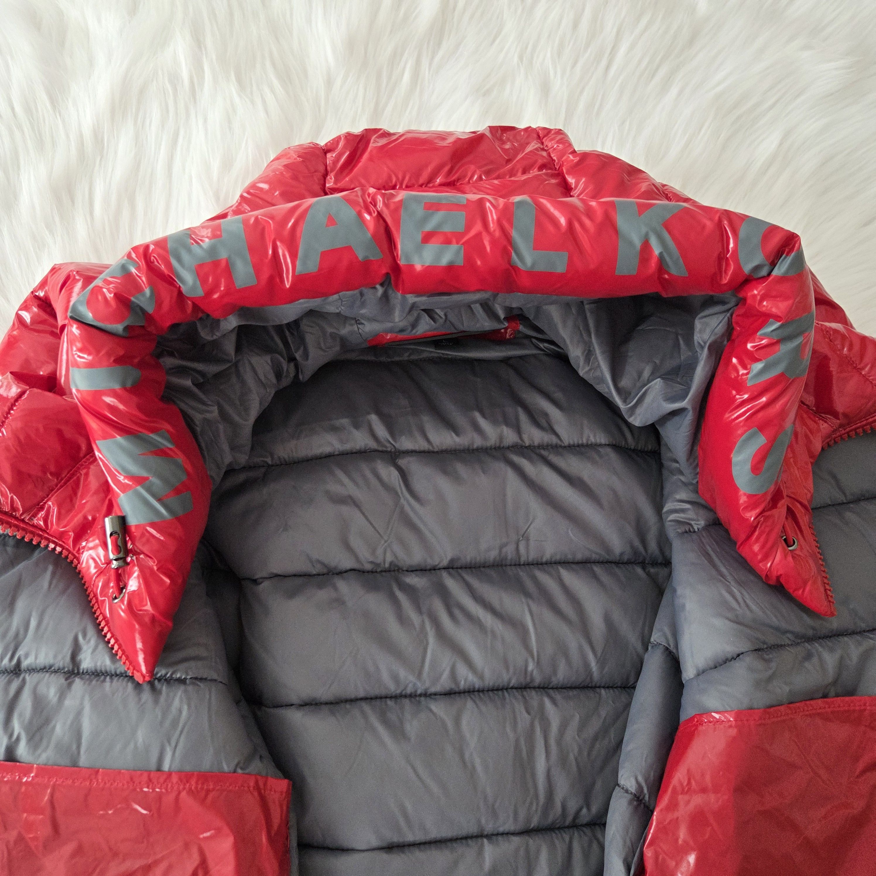 Michael Kors MICHAEL KORS Puffer Insulated Shine Red Jacket Size L Size US L / EU 52-54 / 3 - 8 Thumbnail