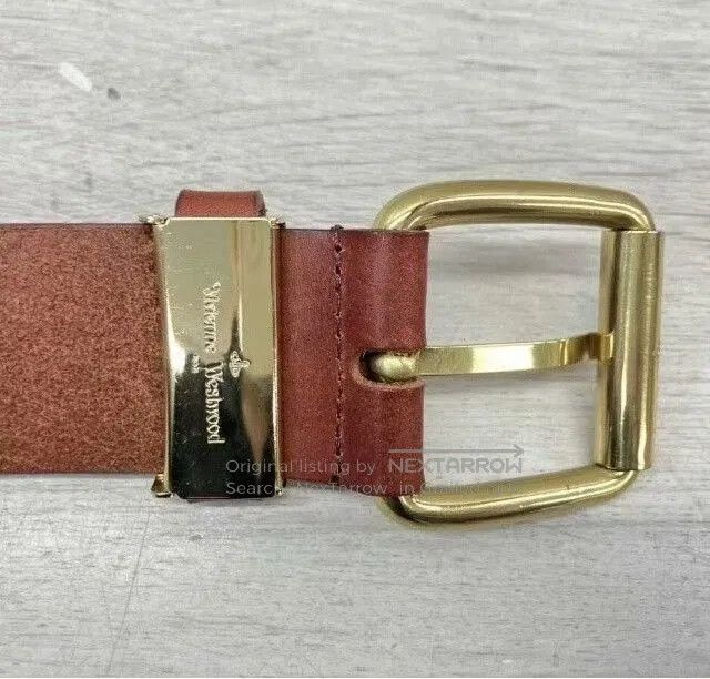Vivienne Westwood vivienne westwood brown leather belt with buckle. Size ONE SIZE - 2 Thumbnail