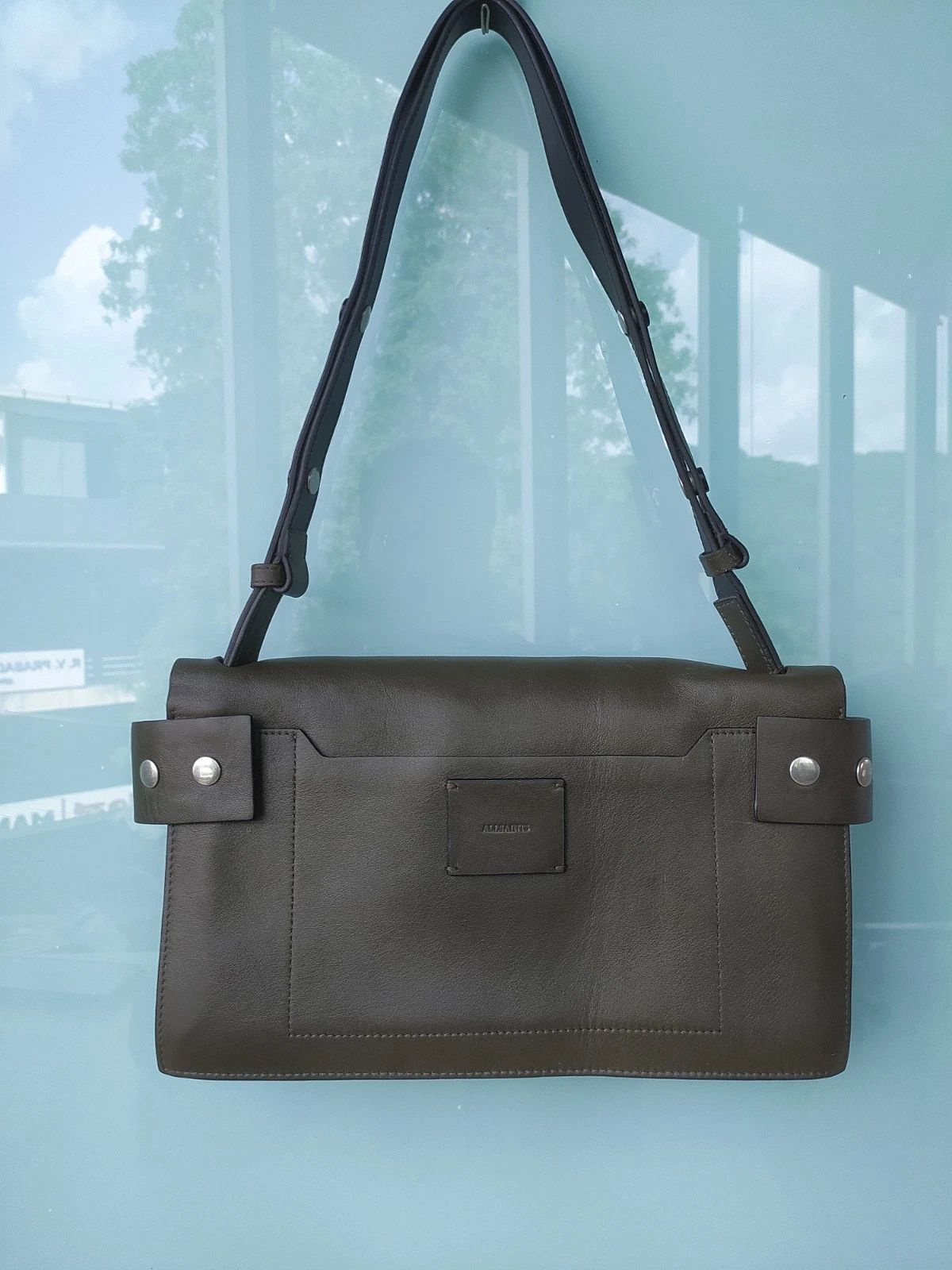 Allsaints All Saints Huasteca Leather Shoulder Bag FTP / 8023 Size ONE SIZE - 3 Thumbnail