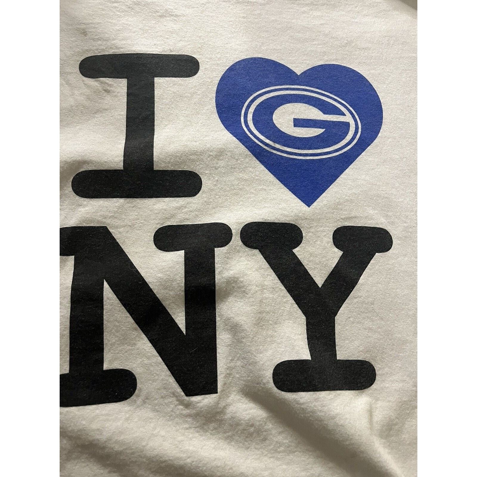 Gildan Vintage New York Giants “I ❤️ NY” Tee (2XL) Size US XXL / EU 58 / 5 - 3 Thumbnail