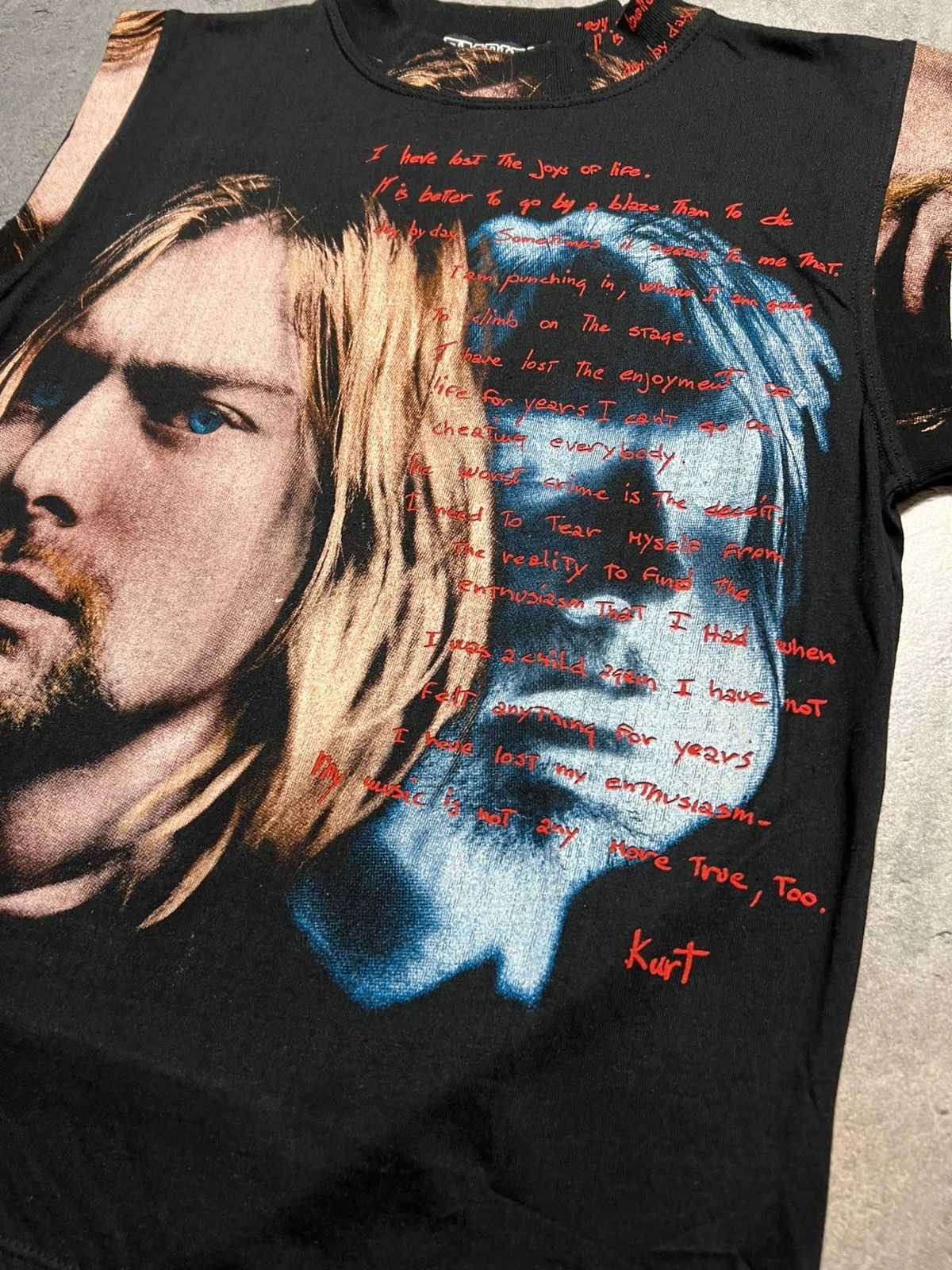 Vintage Vintage kurt cobain music vest Size US M / EU 48-50 / 2 - 2 Thumbnail
