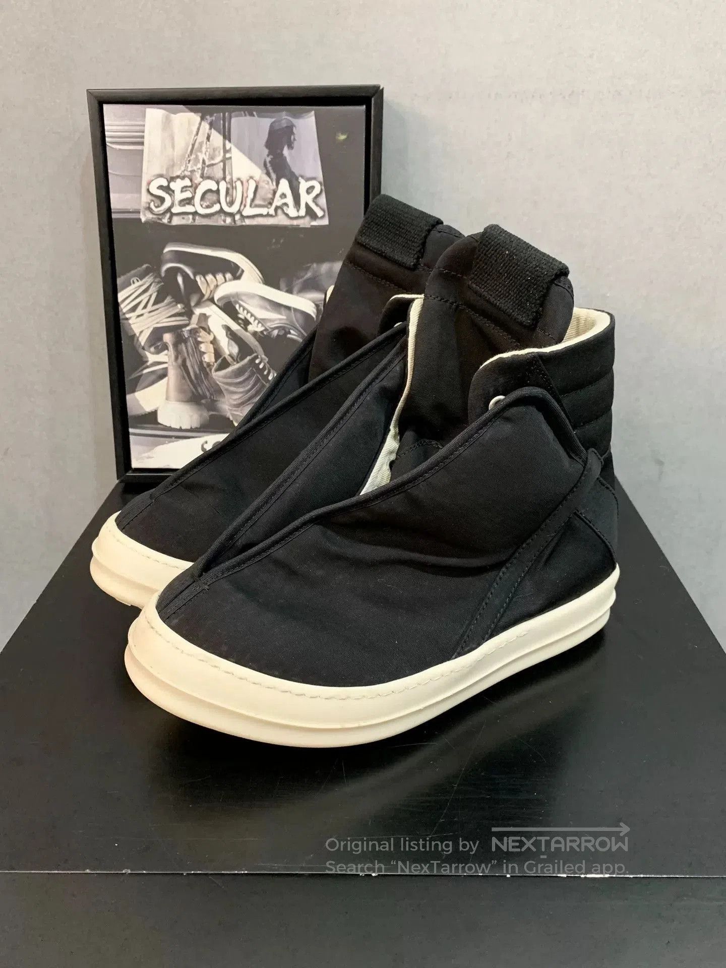Rick Owens Drkshdw Rick Owens DRKSHDW High-Top Zipper Boots. Size US 6 / EU 39 - 1 Thumbnail