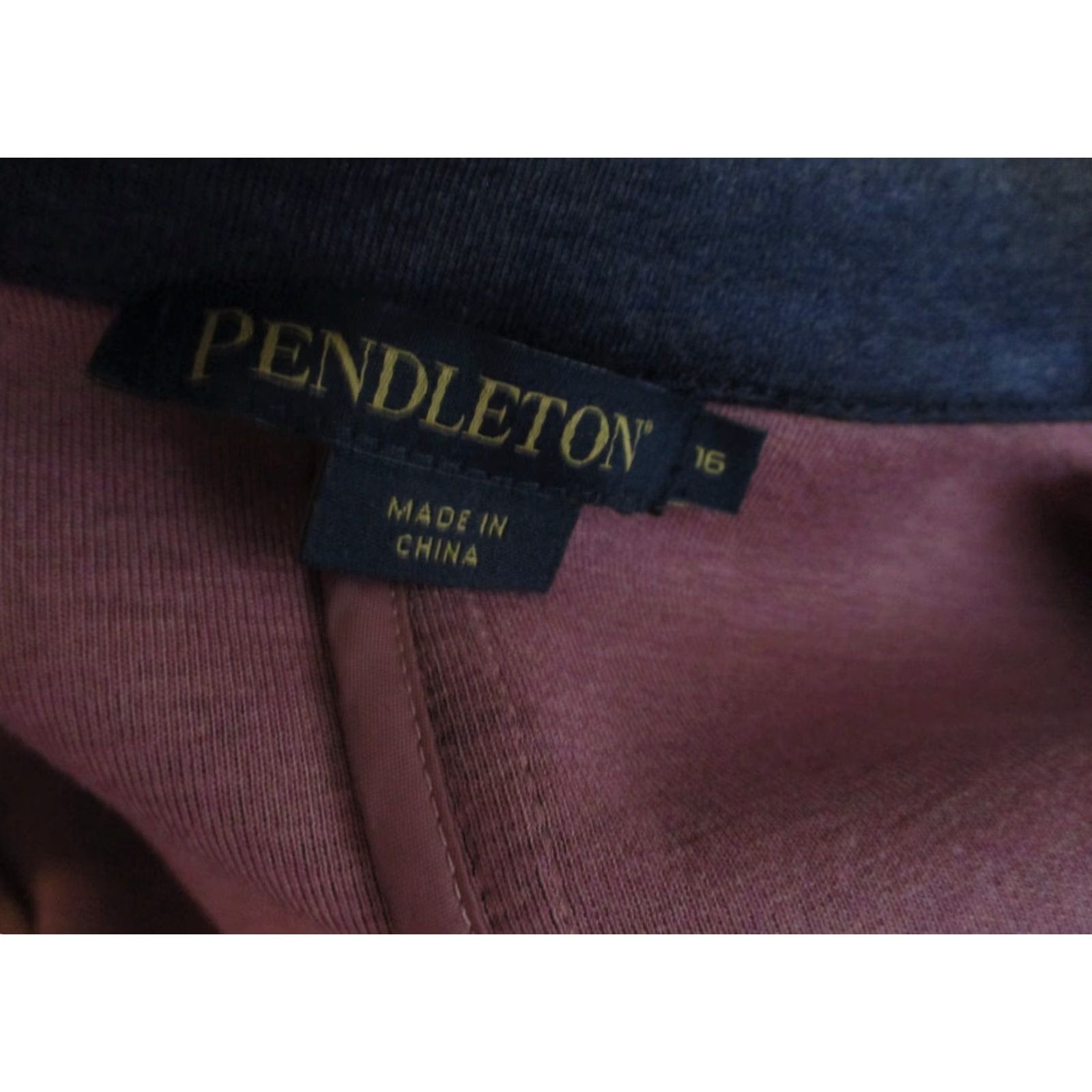 Pendleton VINTAGE Pendleton Blue Button Front Jacket Women's Size 16 Size XXL / US 16-18 / IT 52-54 - 7 Thumbnail