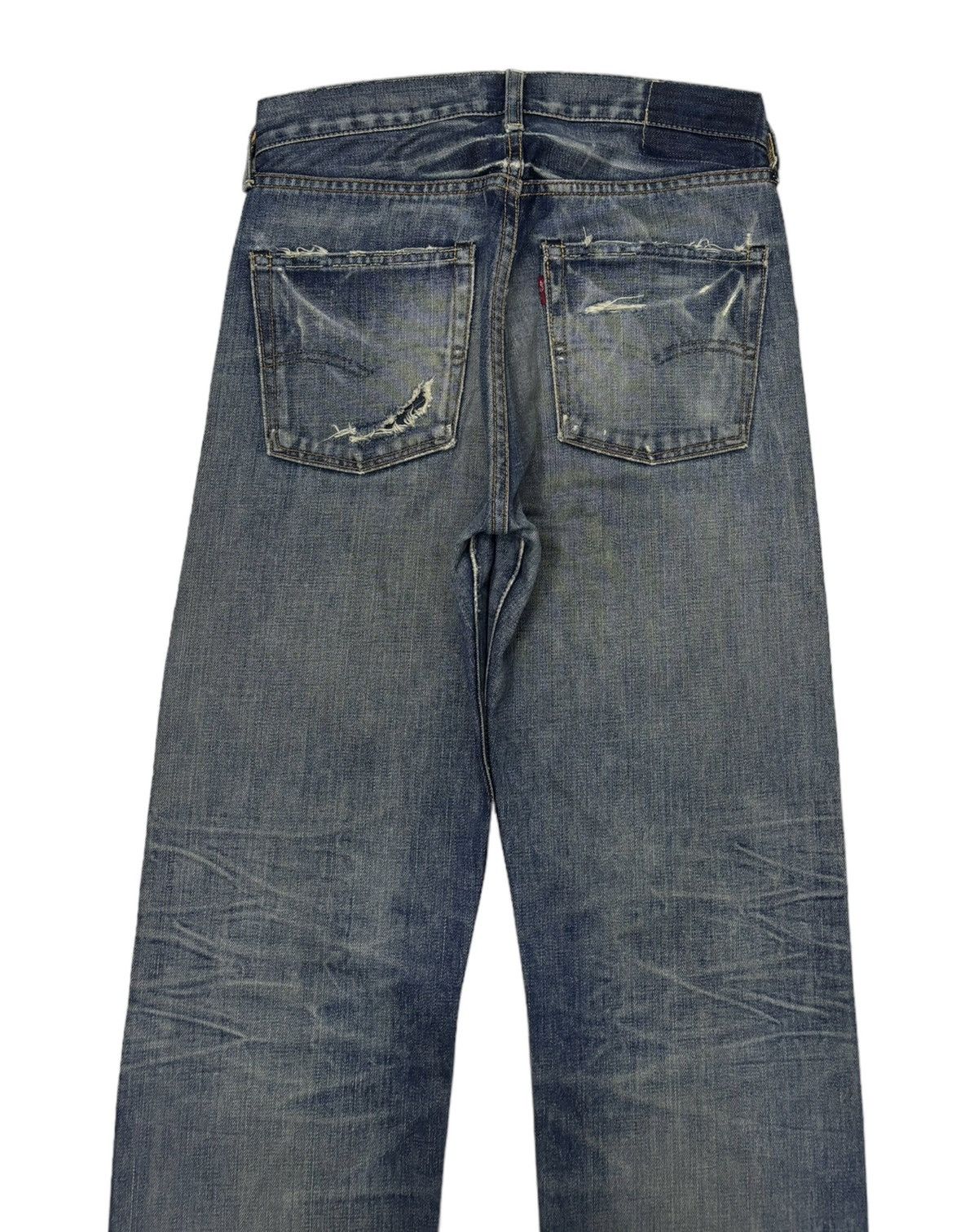 Levi's VINTAGE LEVIS 501 BIG E SELVEDGE REDLINE DISTRESSED DENIM Size US 29 - 6 Thumbnail