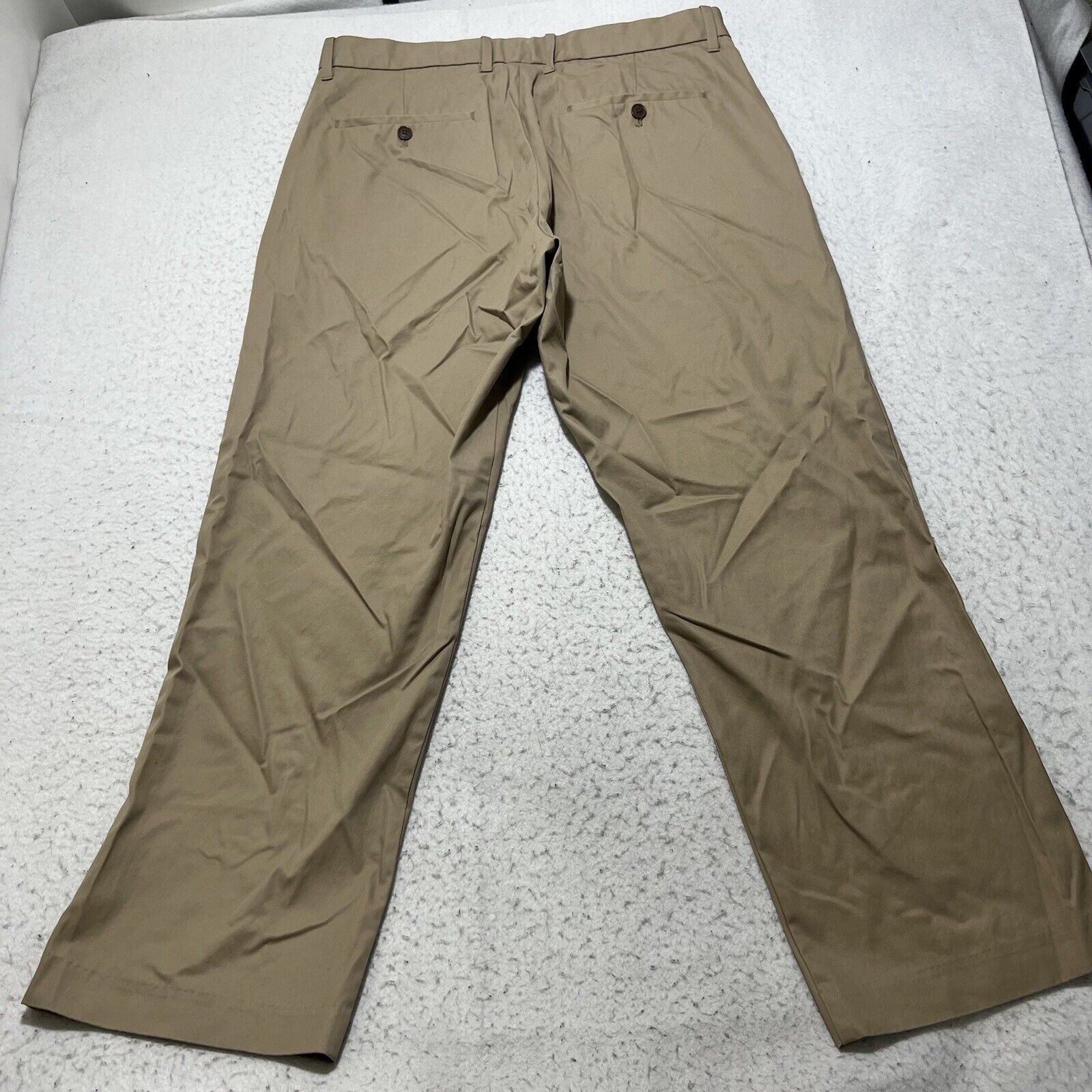 Gap GAP 34x29 Khaki Flat Front Pants Tan Brown Workwear Slacks Size US 34 / EU 50 - 6 Thumbnail